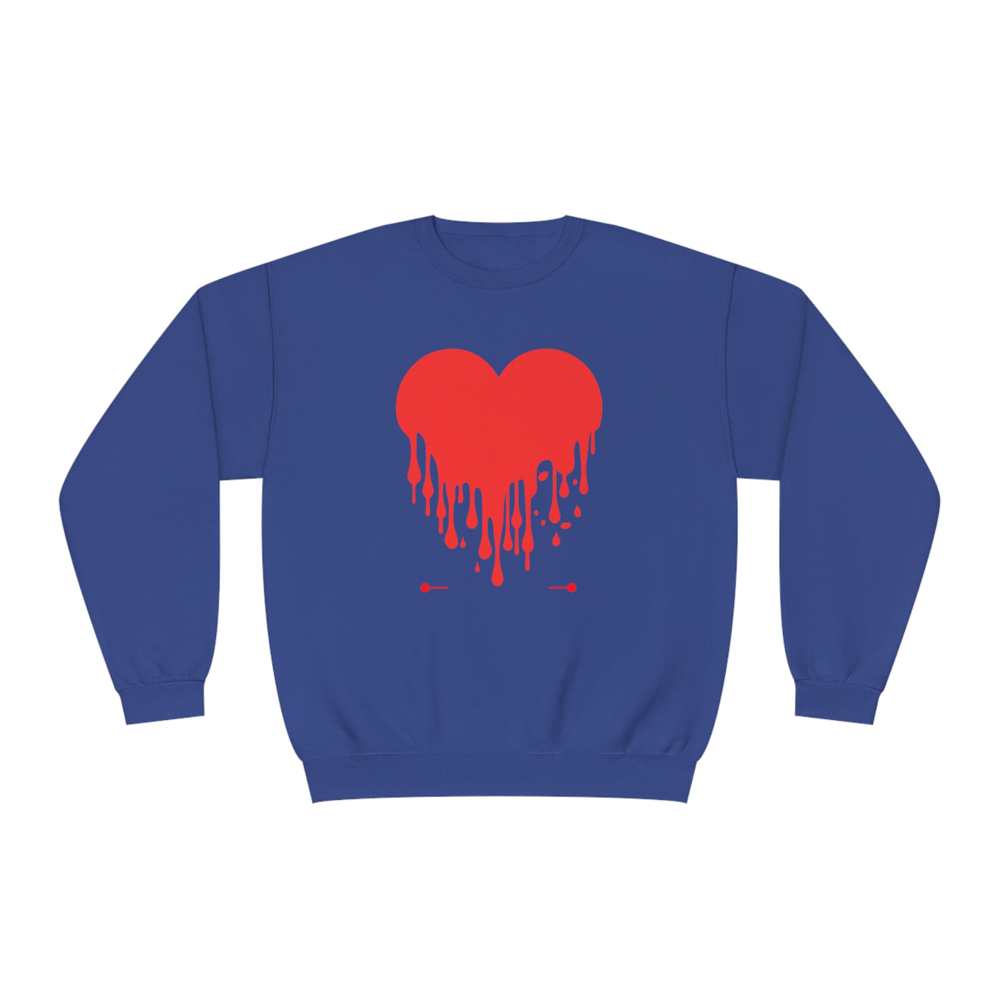 Bleeding Love Sweatshirt for Valentine's Day - Cozy Crewneck with Heart Design