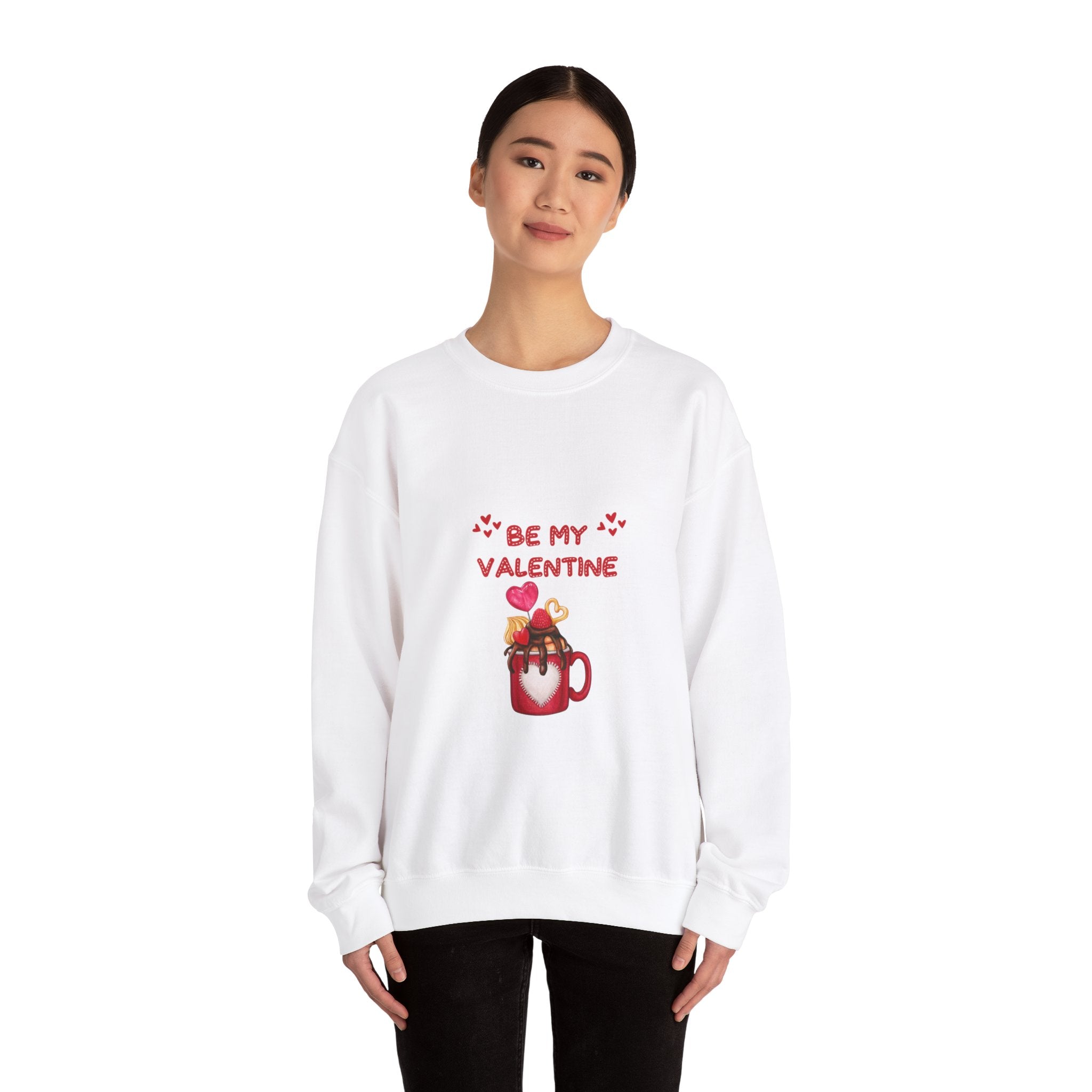 Be My Valentine Sweatshirt - Romantic Apparel for a Stylish Celebration, Chic & Cozy