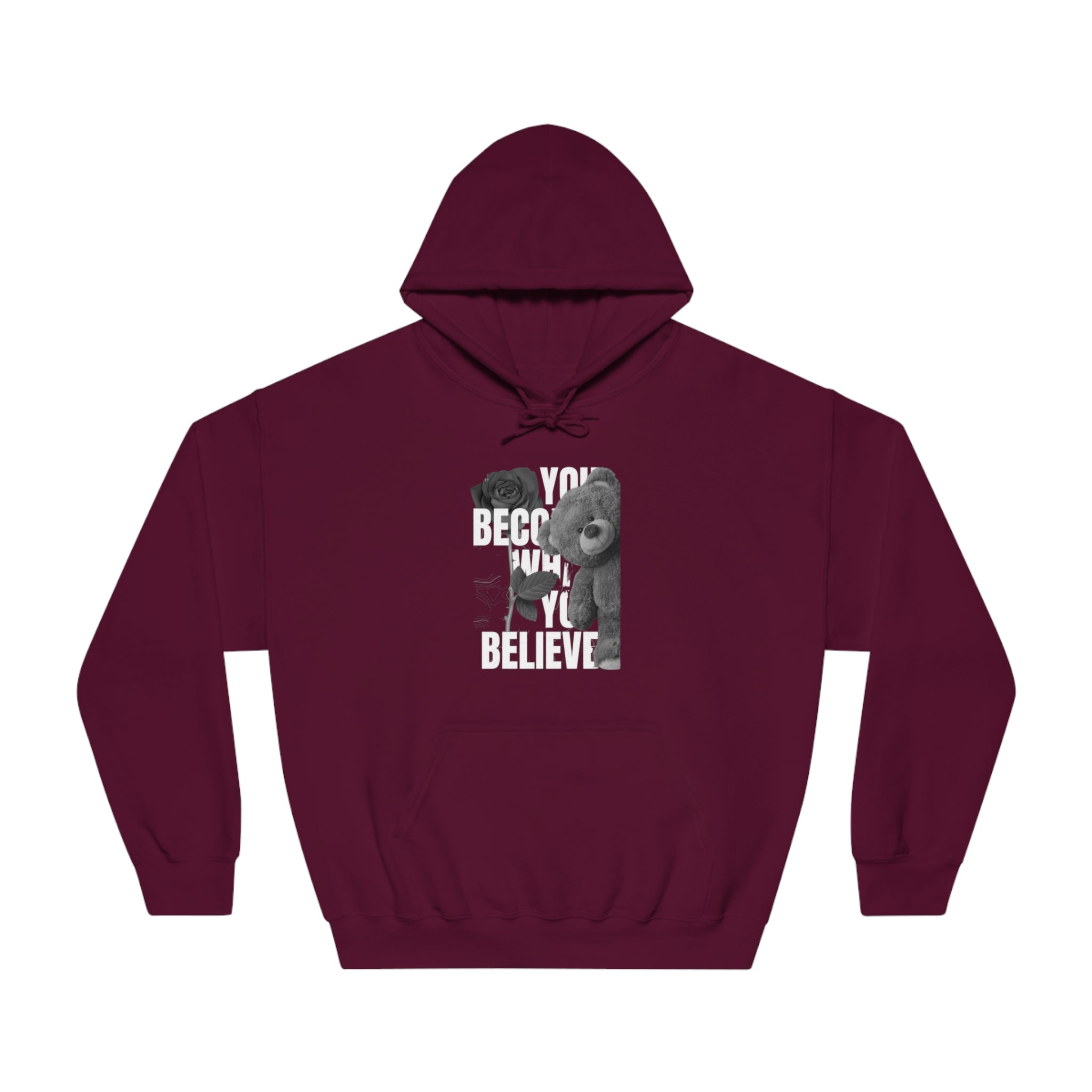 You Become What You Believe' Hoodie - Inspiring Confidence and Style, Empowerment Fashion, Believe In Yourself