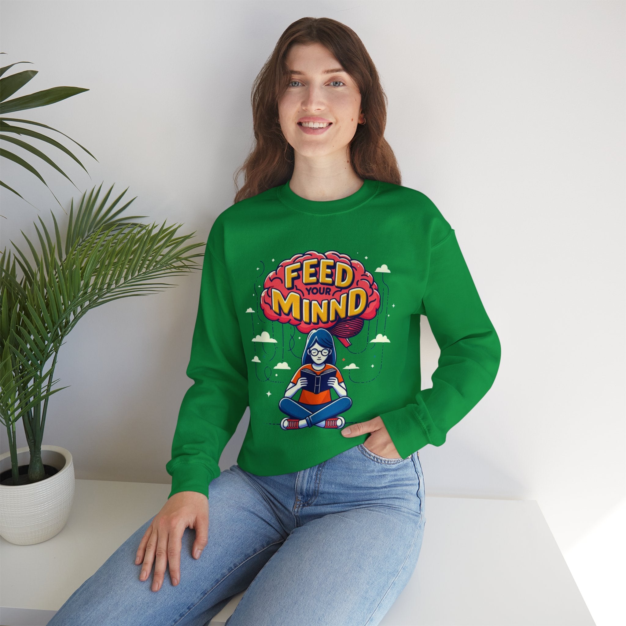 Empower Your Mind Sweatshirt - Inspirational Graphic Print for Elevated Style