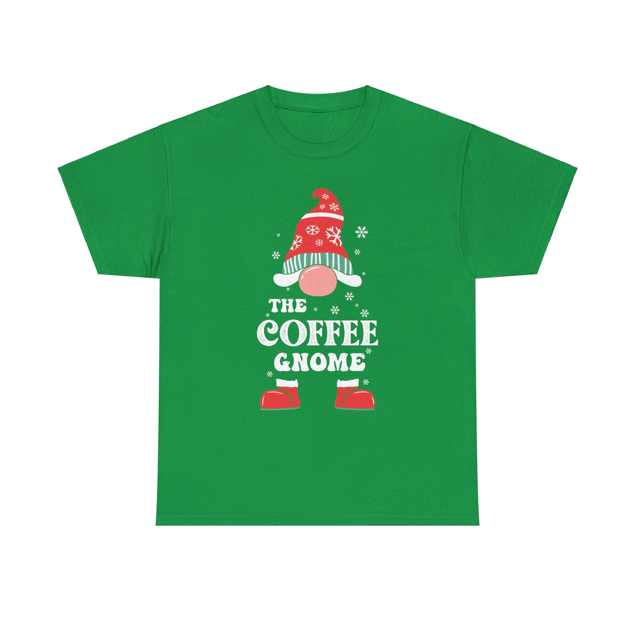 Adorable Coffee Gnome Graphic Tee: Perfect for Caffeine Lovers