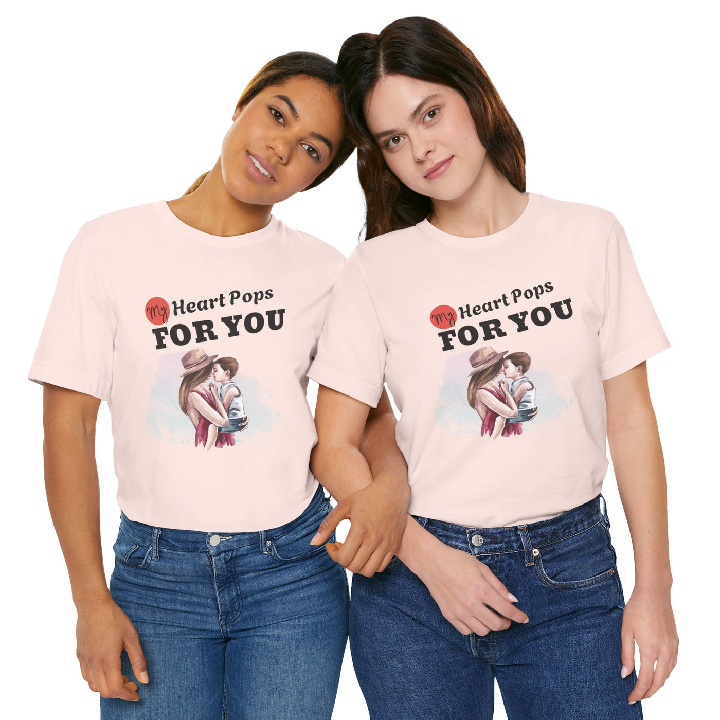 My Heart Pops for You Valentine's Day T-Shirt - Cute & Playful Graphic Tee