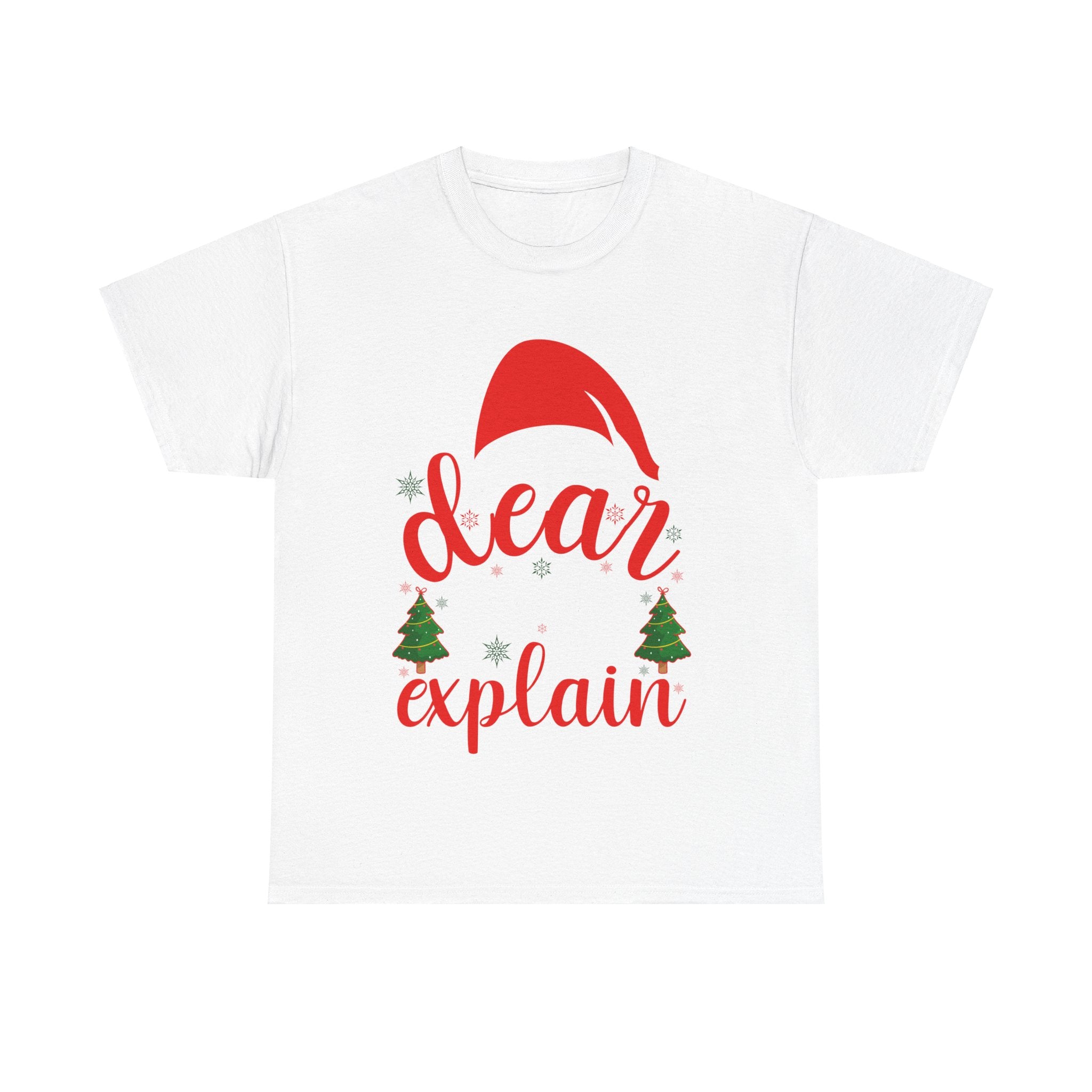 Funny 'Dear Santa, I Can Explain' T-Shirt - Humorous Christmas Gift Idea