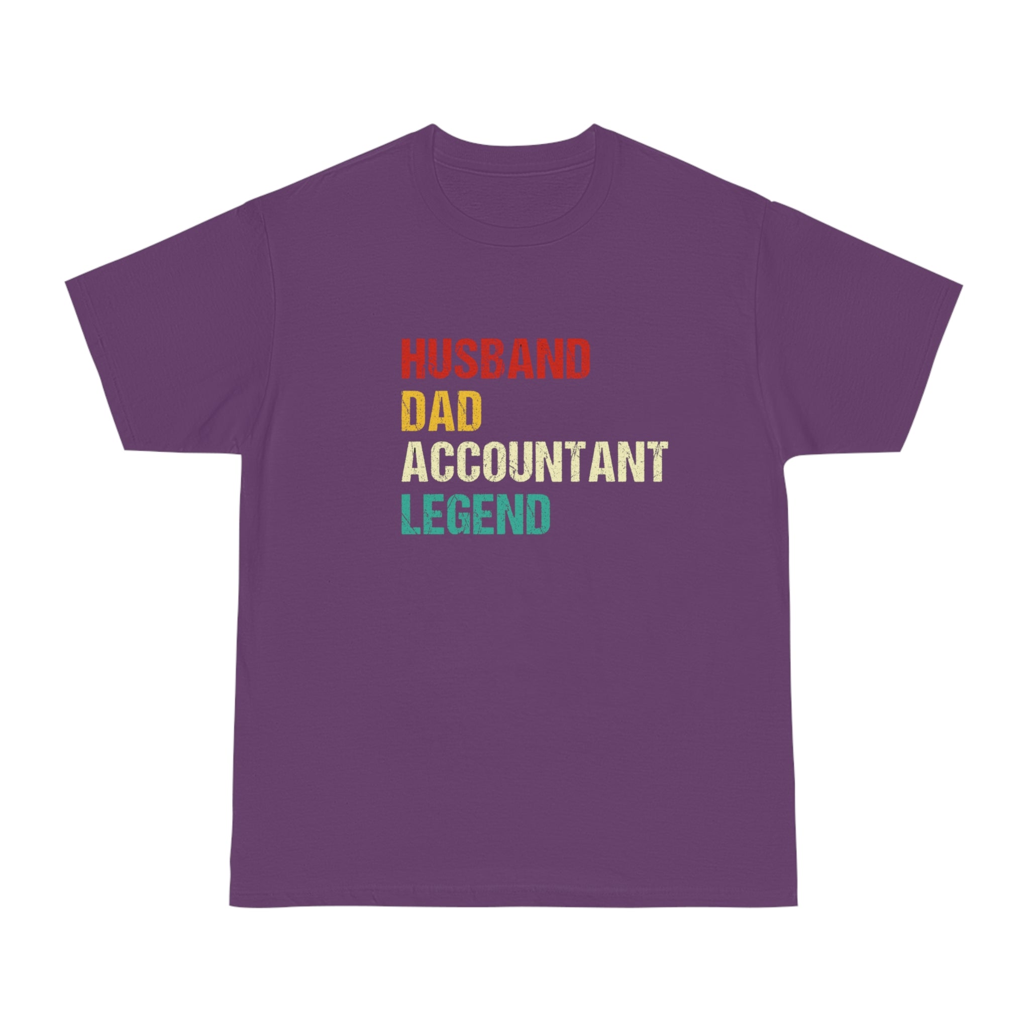 Husband, Dad and Vintage Accountant Legend Shirt - Retro Father's Day Gift Tee for Dad