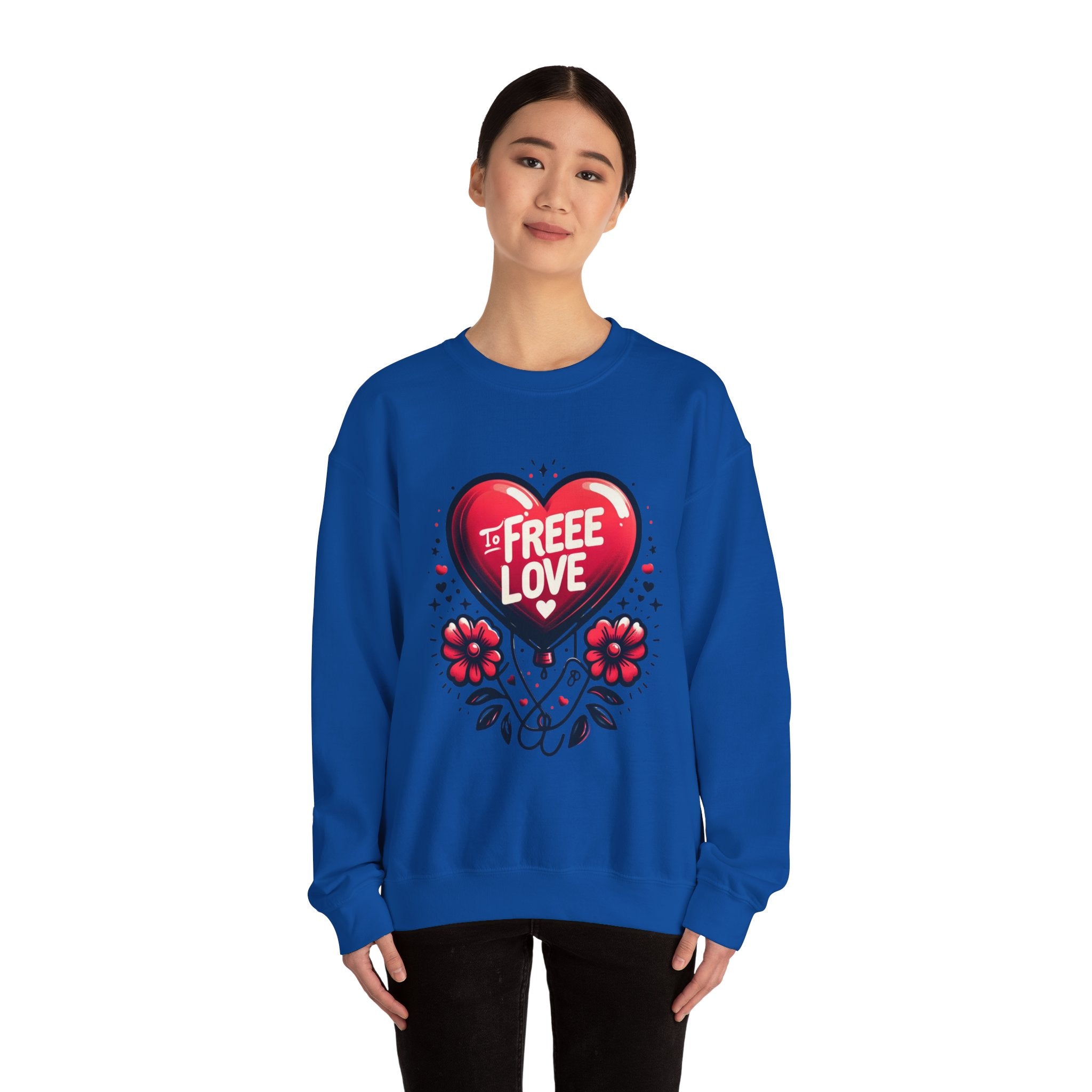 Empower Your Style: 'Free to Love' Sweatshirt – Embrace Freedom with Fashion