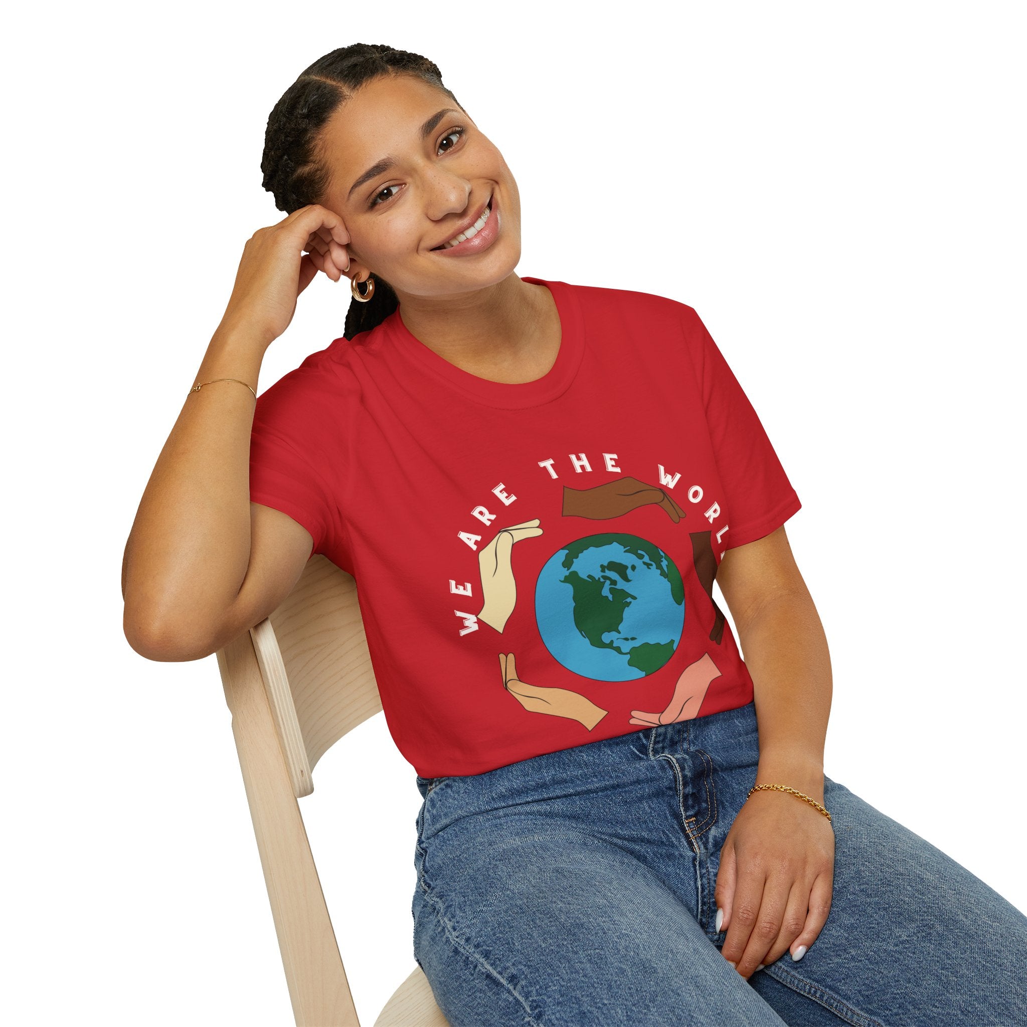 Global Unity 'We Are the World' T-Shirt: Stand Together in Style