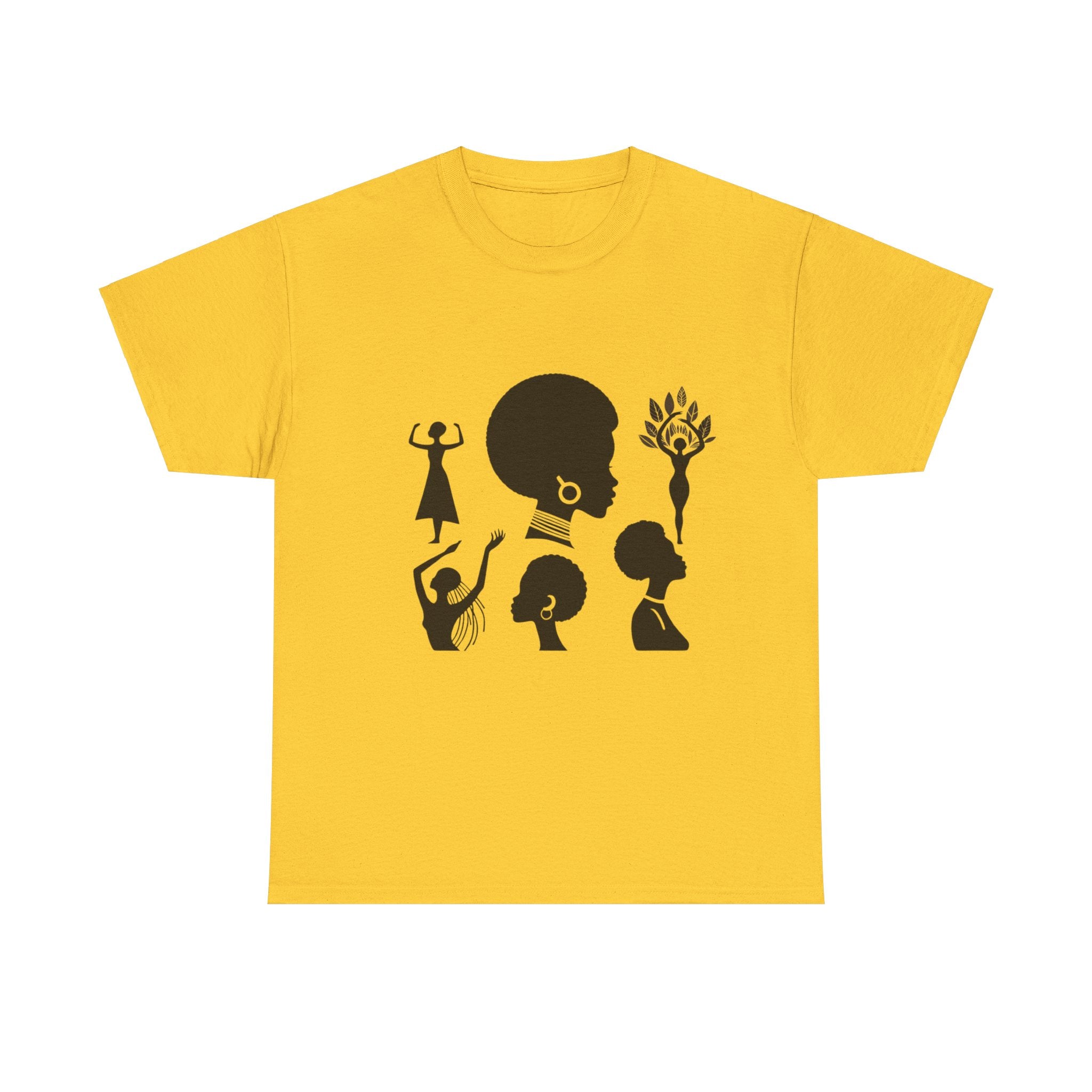 Illustrated Icon Women's Day T-shirt - Celebrate Feminine Strength & Resilience"