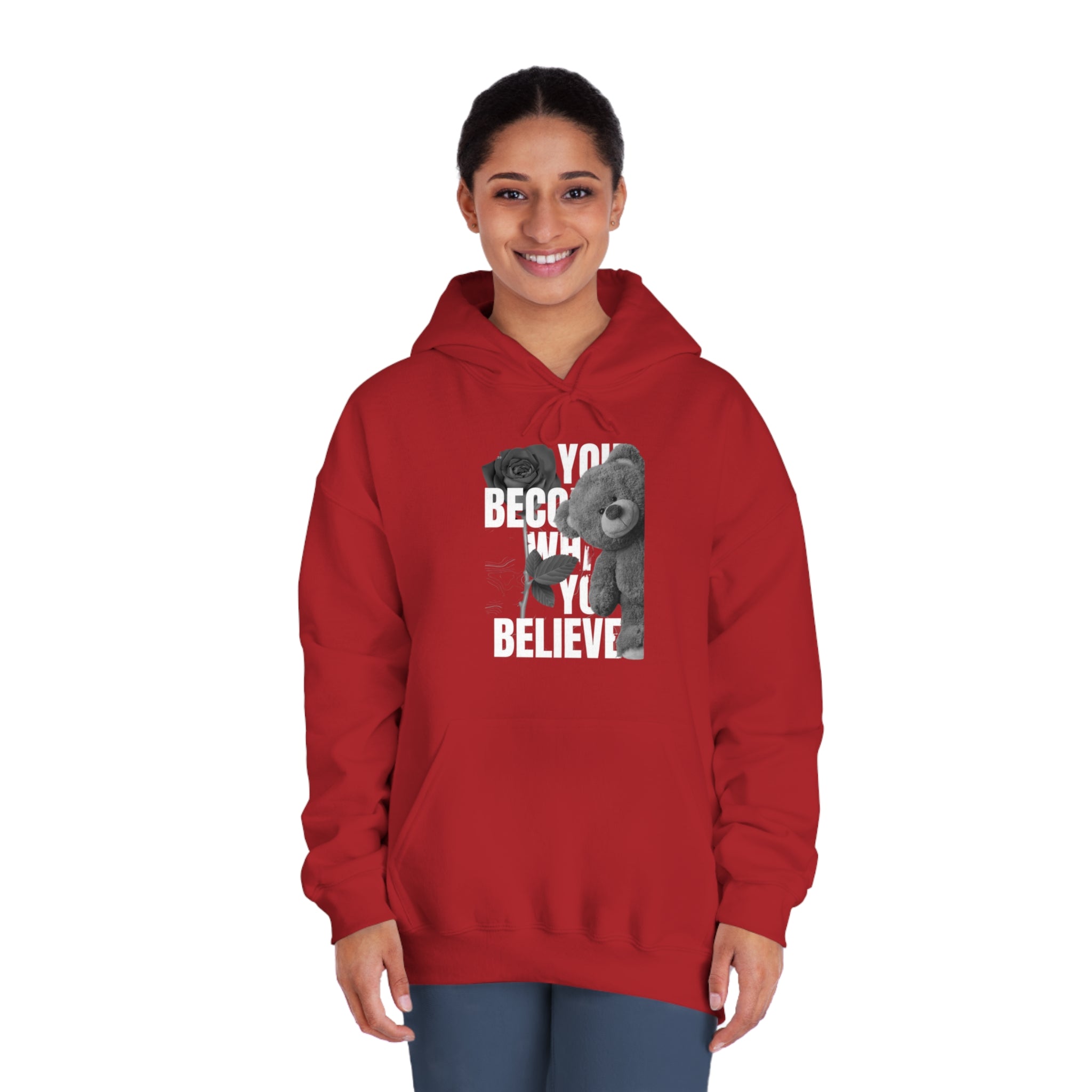 You Become What You Believe' Hoodie - Inspiring Confidence and Style, Empowerment Fashion, Believe In Yourself