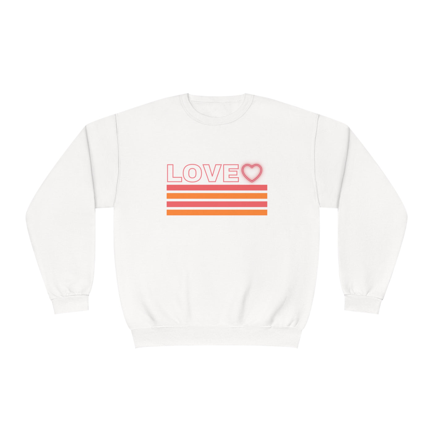 Valentine's Day Love Sweatshirt - Cozy & Cute for Couples, Galentine's, or Self-Love