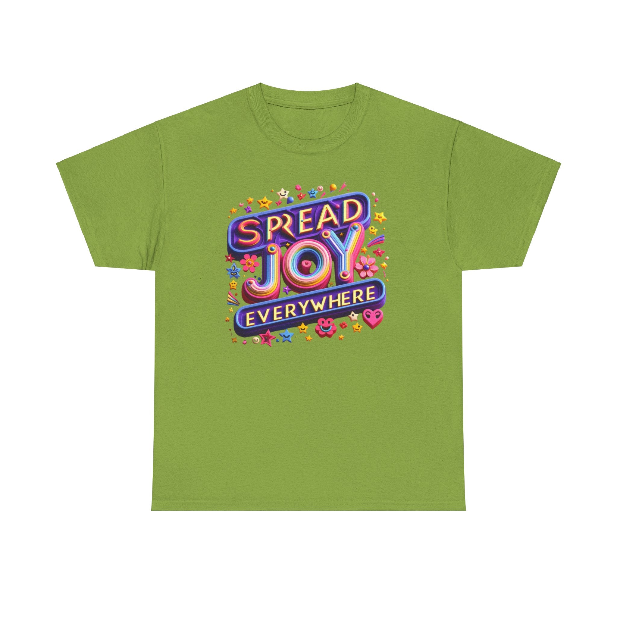 Radiate Joy Everywhere Graphic T-Shirt: Share Positivity in Style