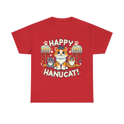 Meow-ve Over, It's Hanukkah! Funny Cat T-Shirt