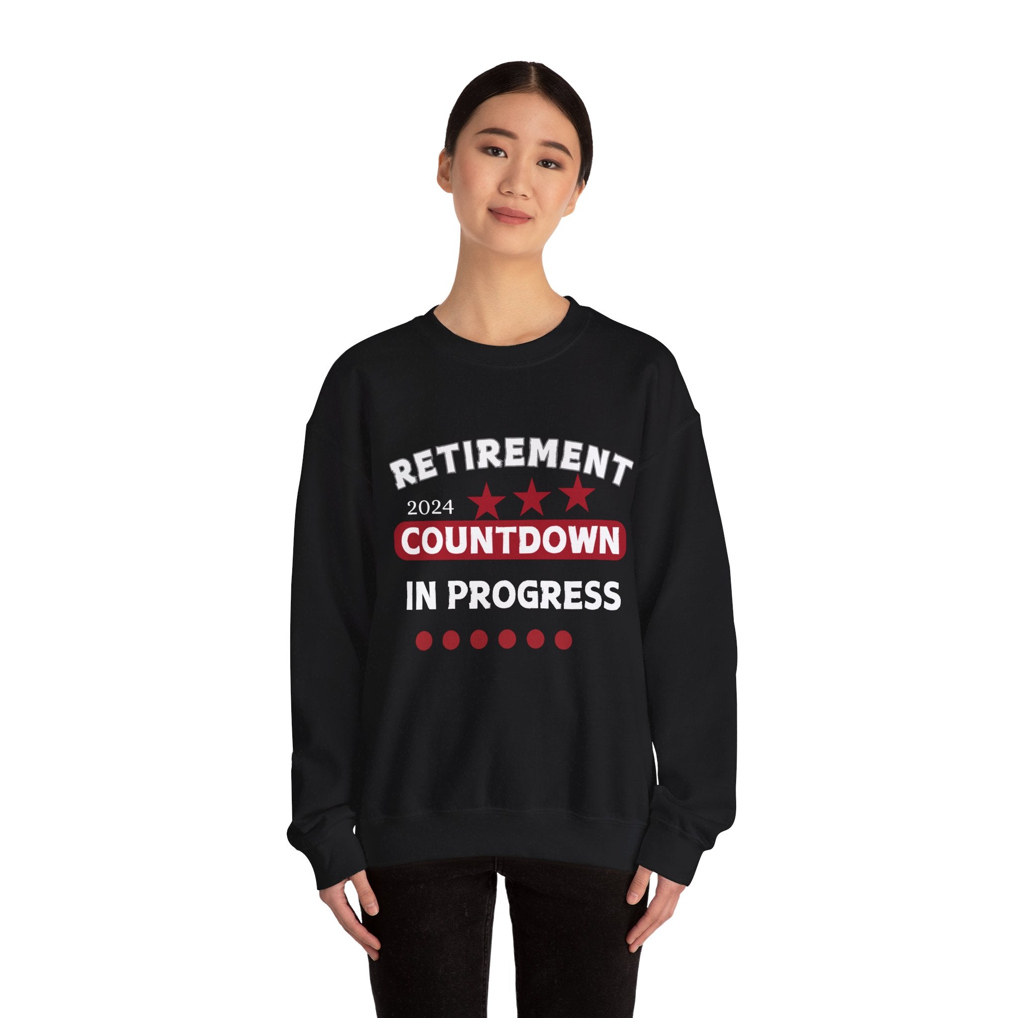 Retirement 2024 Countdown in Progress Sweatshirt - Celebrate the Journey