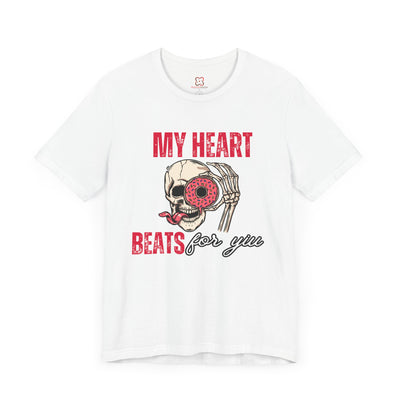 My Heart Beats for You Valentine's Day T-Shirt - Romantic Couples Tee