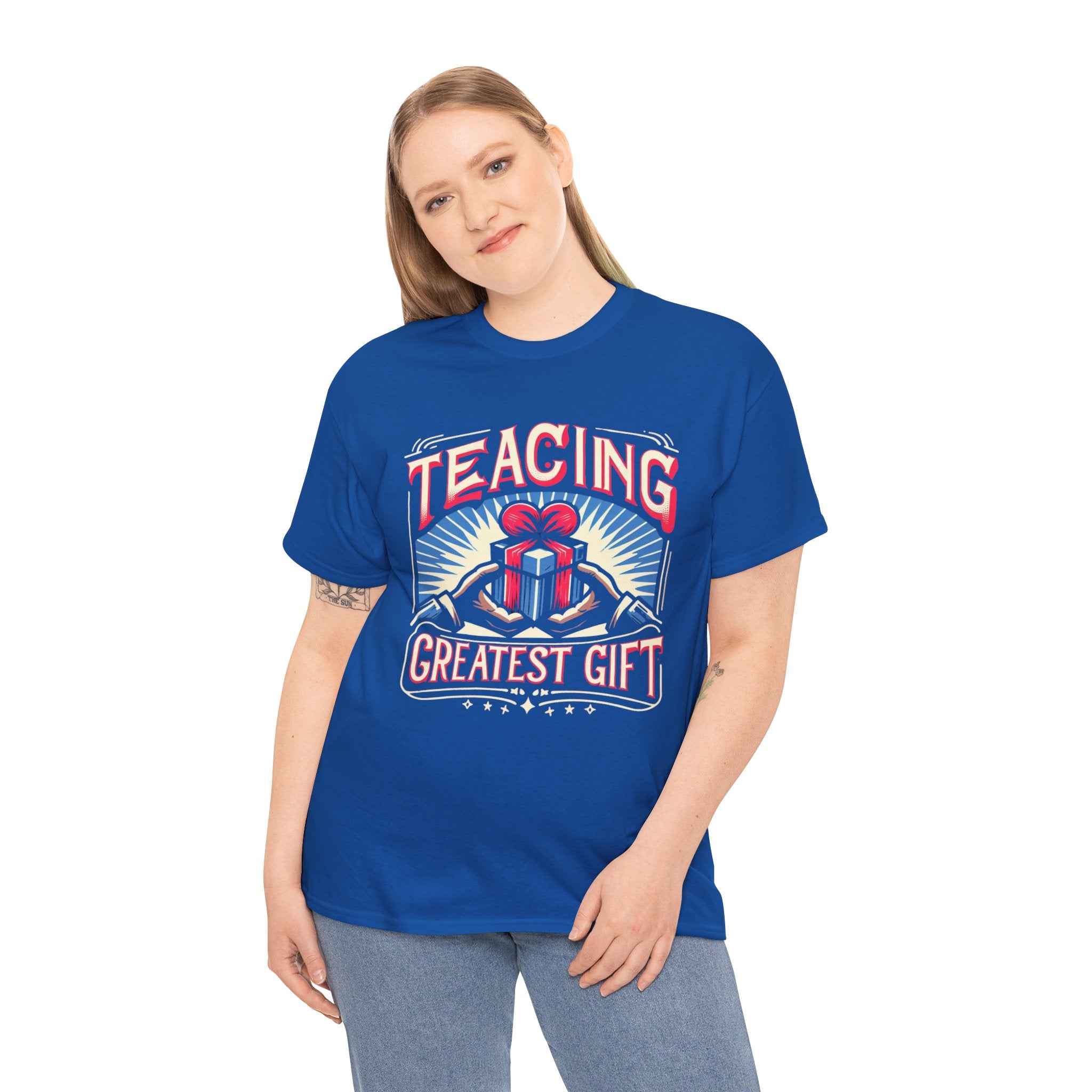 Empowerment Series: 'Teaching, The Greatest Gift' T-Shirt - Inspirational Educator Apparel