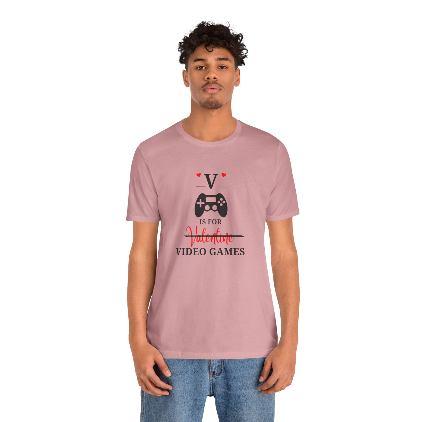 V is for Valentine - Gamer Edition T-Shirt: Level Up Your Love Life