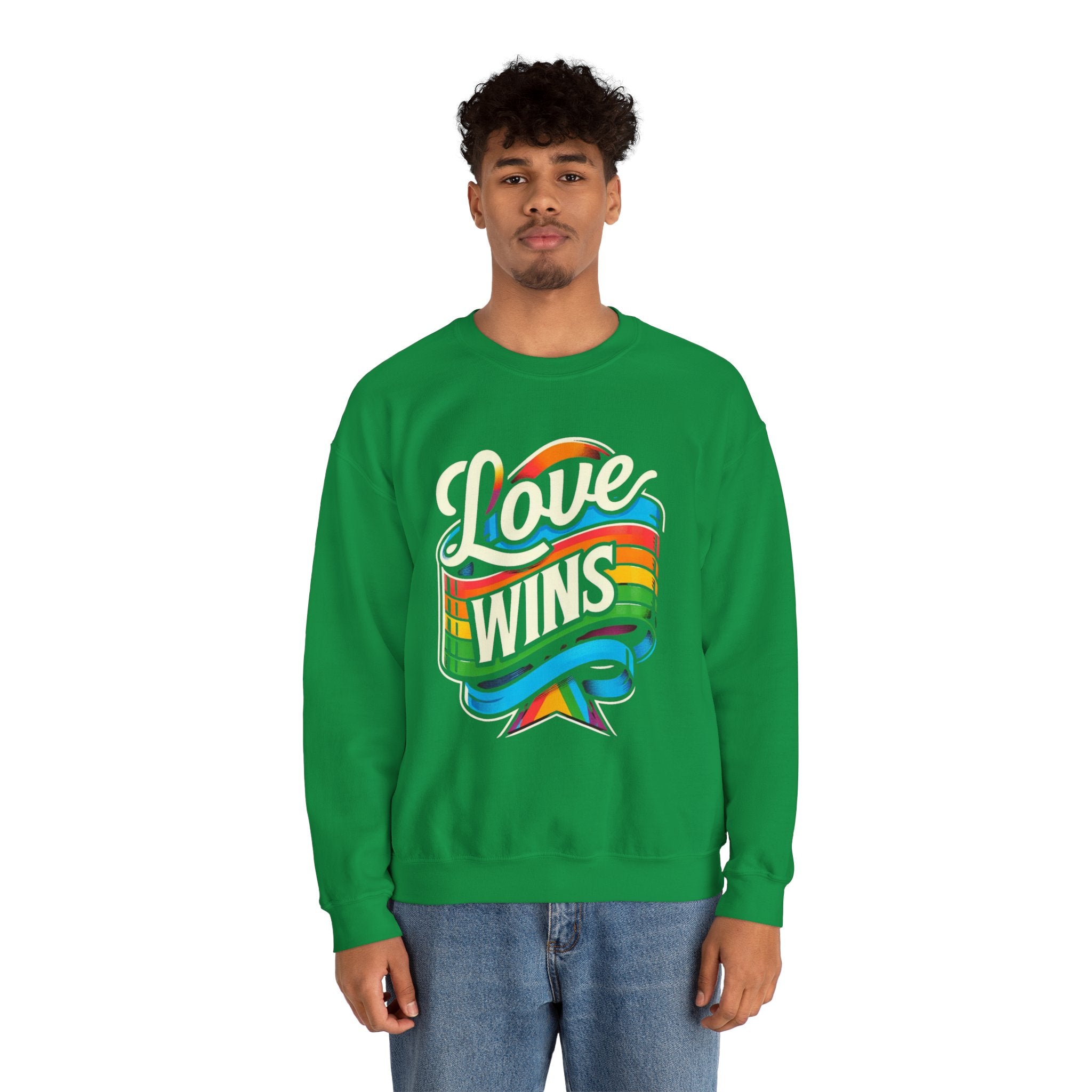 Love Wins Sweatshirt - Spread Love and Style with Our Trendy Statement Piece