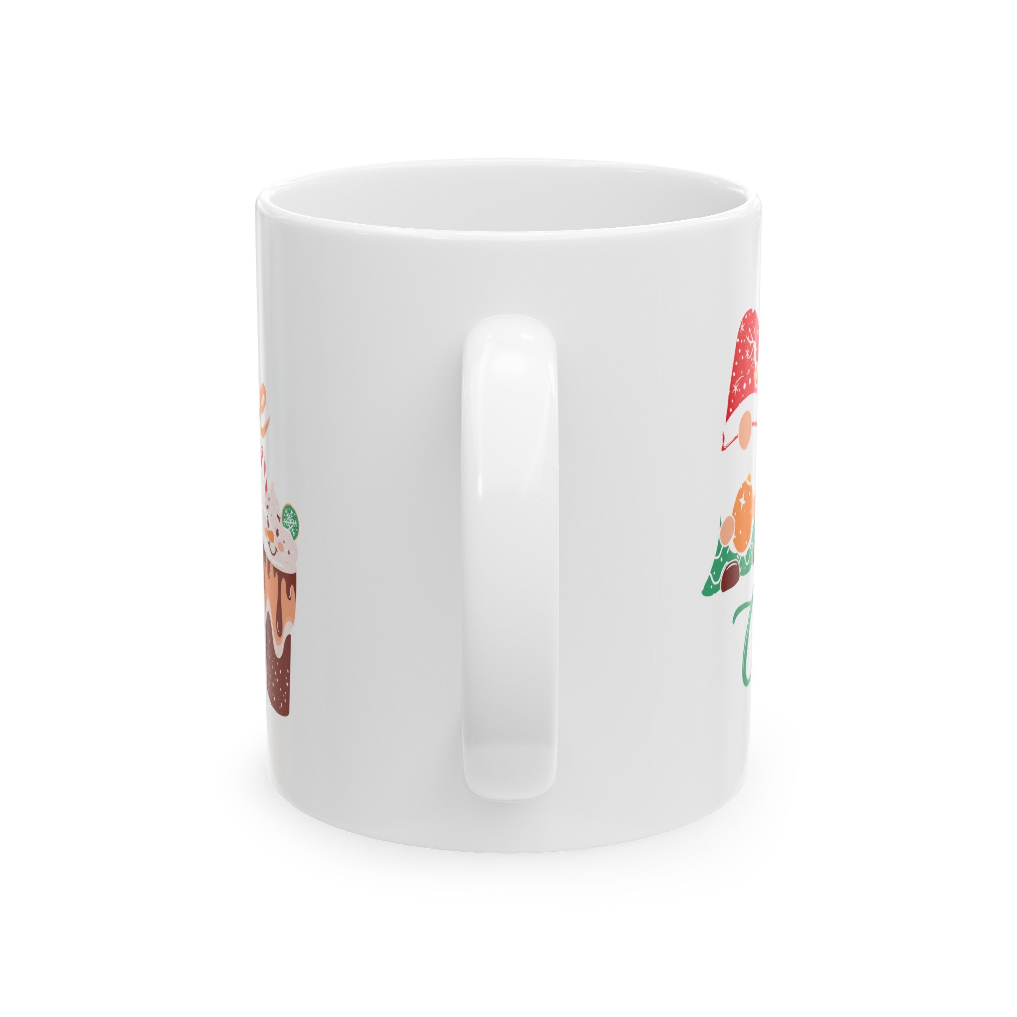 I Run on Coffee and Xmas Cheer Mug - Festive Holiday Cup for Coffee Lovers