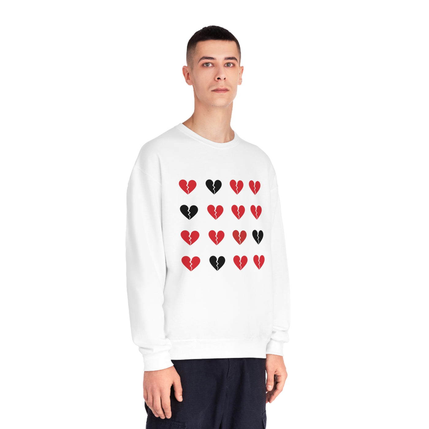 Broken Heart Valentine Sweatshirt - Funny Valentine's Day Gift for the Broken-Hearted