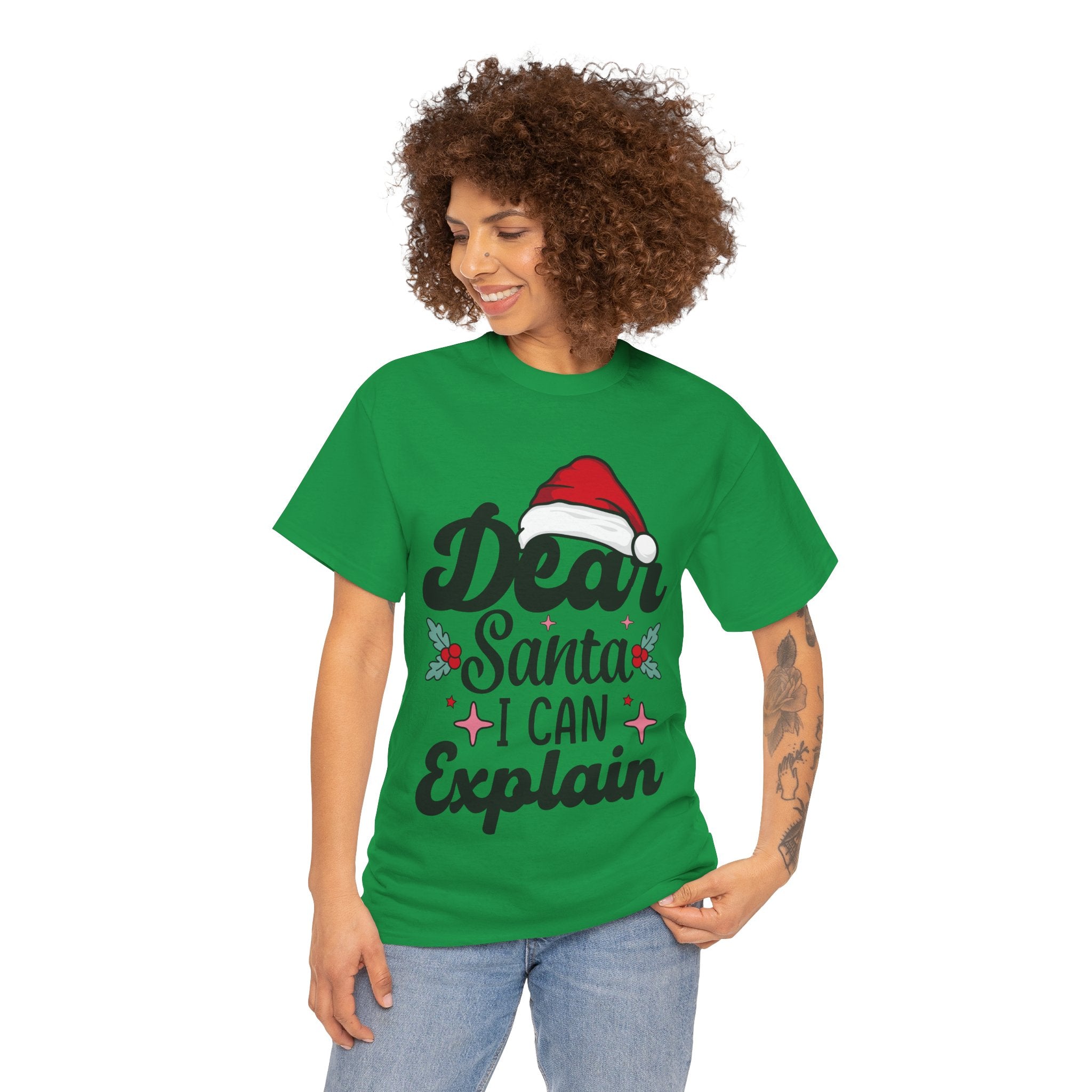 Funny 'Dear Santa, I Can Explain' Christmas T-Shirt