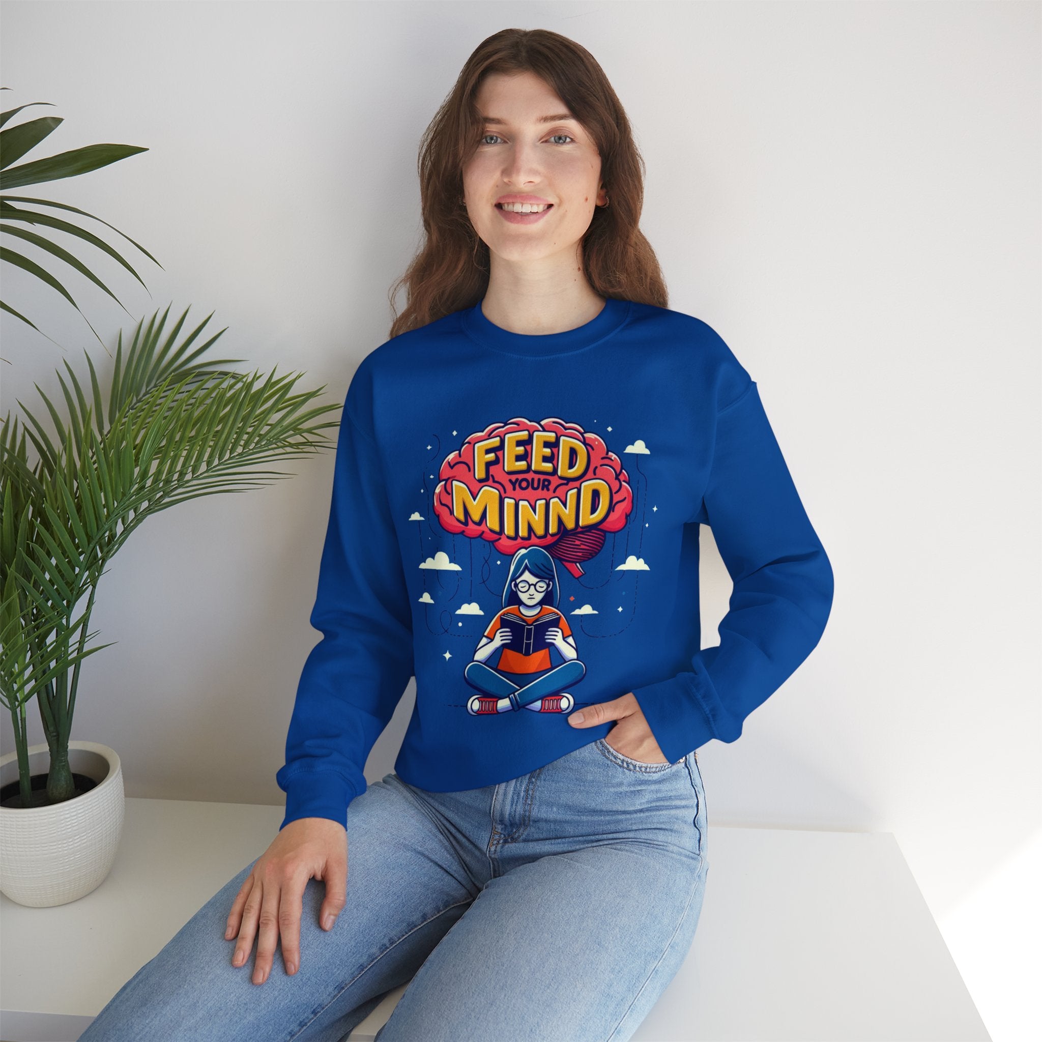 Empower Your Mind Sweatshirt - Inspirational Graphic Print for Elevated Style