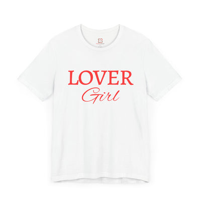 Lover Girl Valentine's Day T-Shirt - Cute & Playful Heart Design