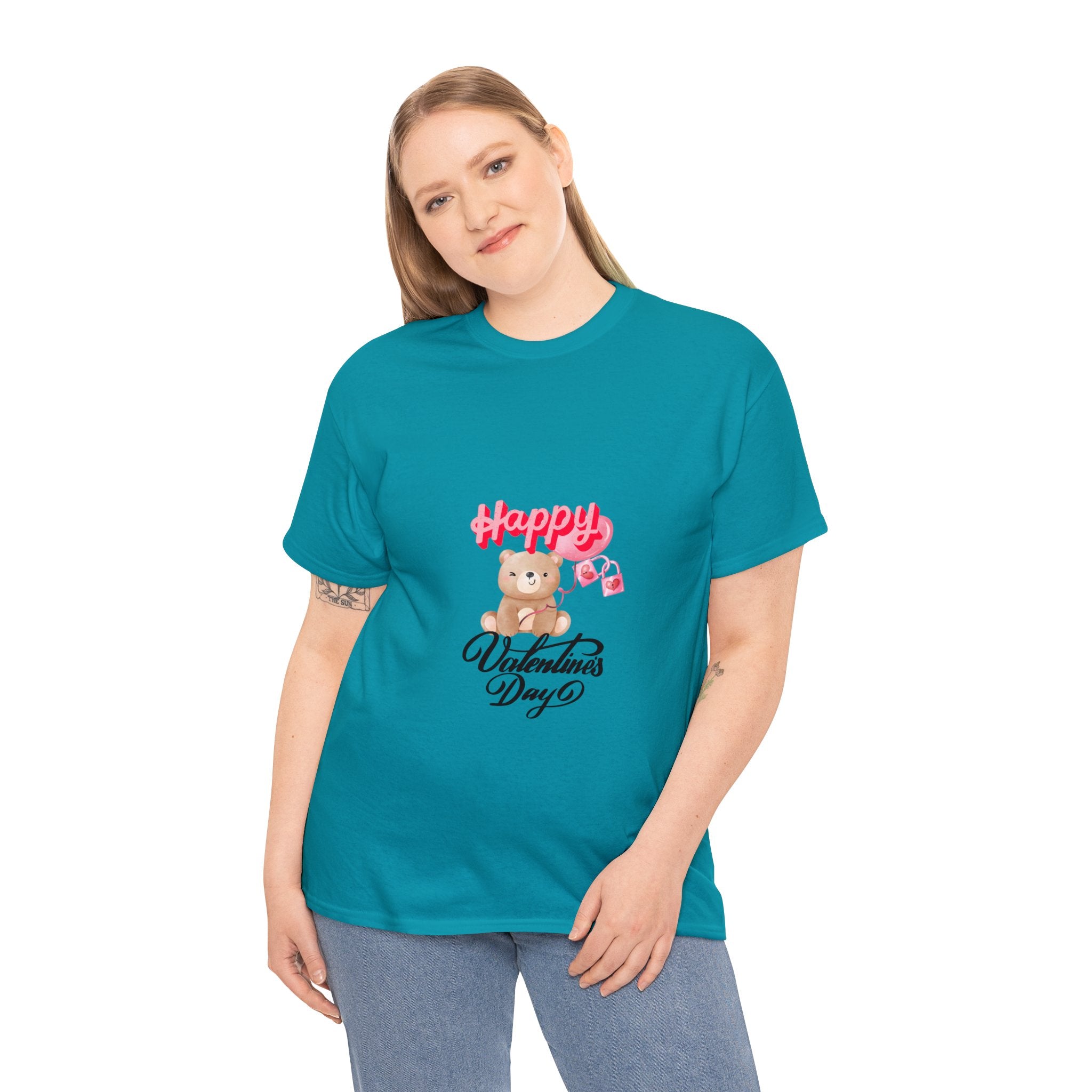 Happy Valentine's Day T-Shirt for Couples | Romantic Tee for Him and Her, Heartfelt Love