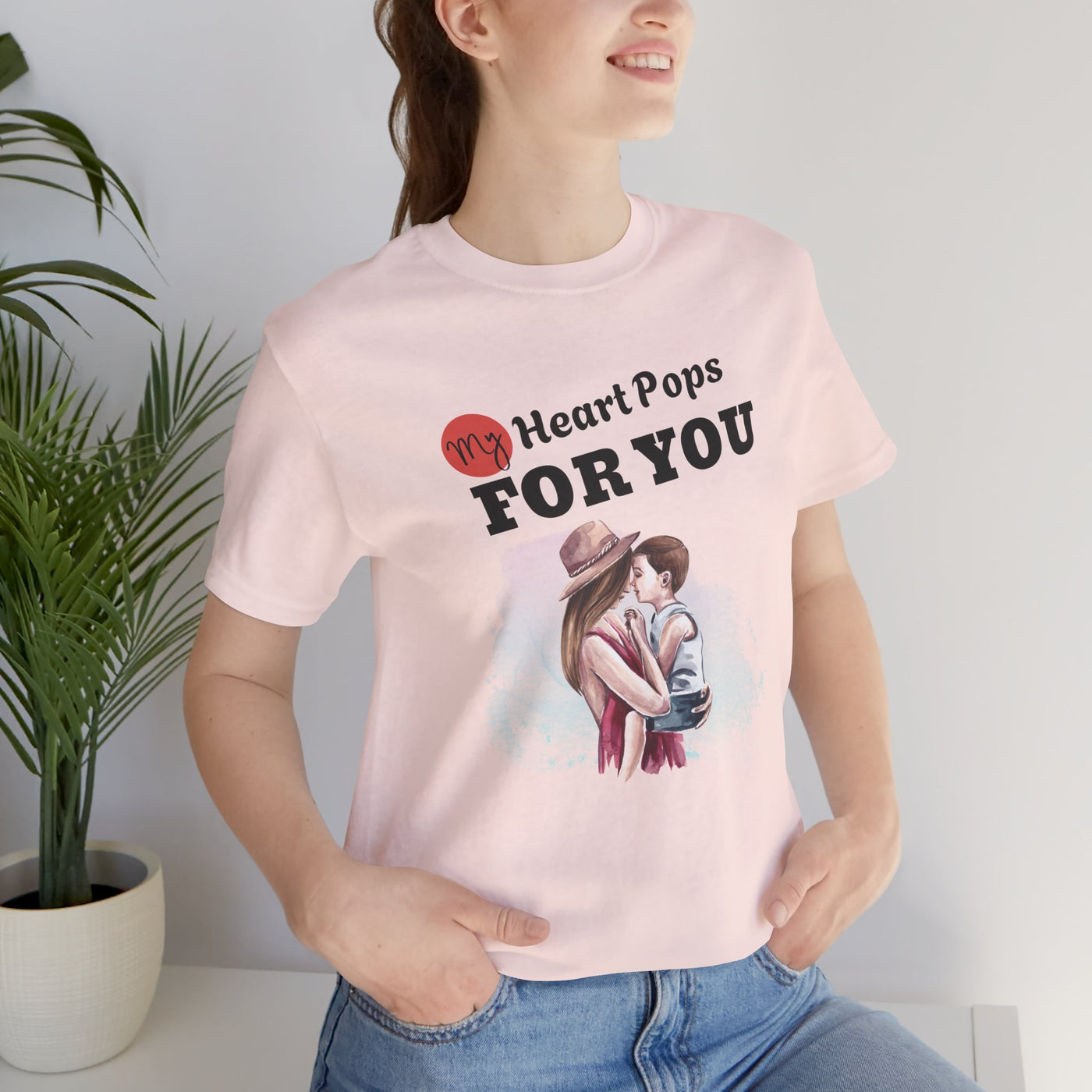 My Heart Pops for You Valentine's Day T-Shirt - Cute & Playful Graphic Tee