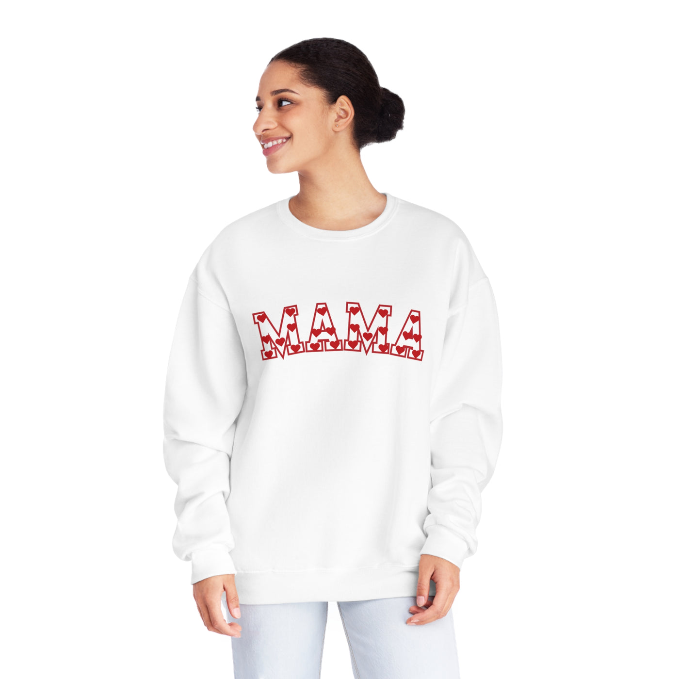 Mama's Valentine Sweatshirt - Soft & Cozy Crewneck for Moms