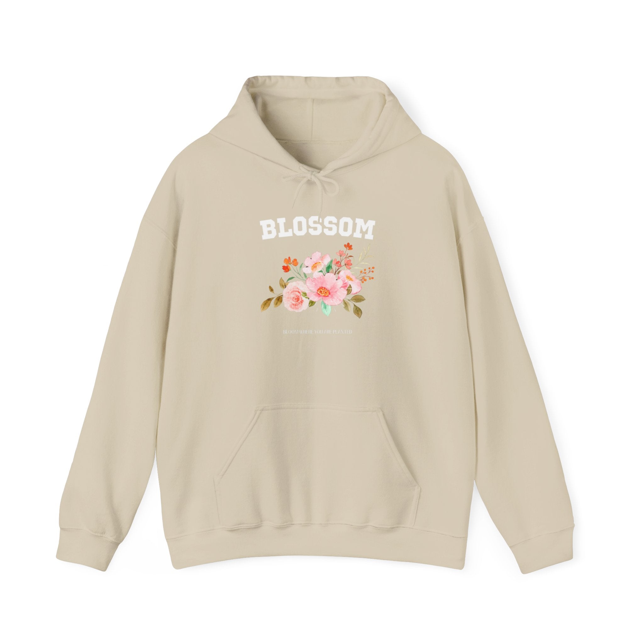 Enchanting Blossom Flower Hoodie - Cozy Floral Elegance for All Seasons, Floral Fashion, Blossom Beauty, Artistic Apparel