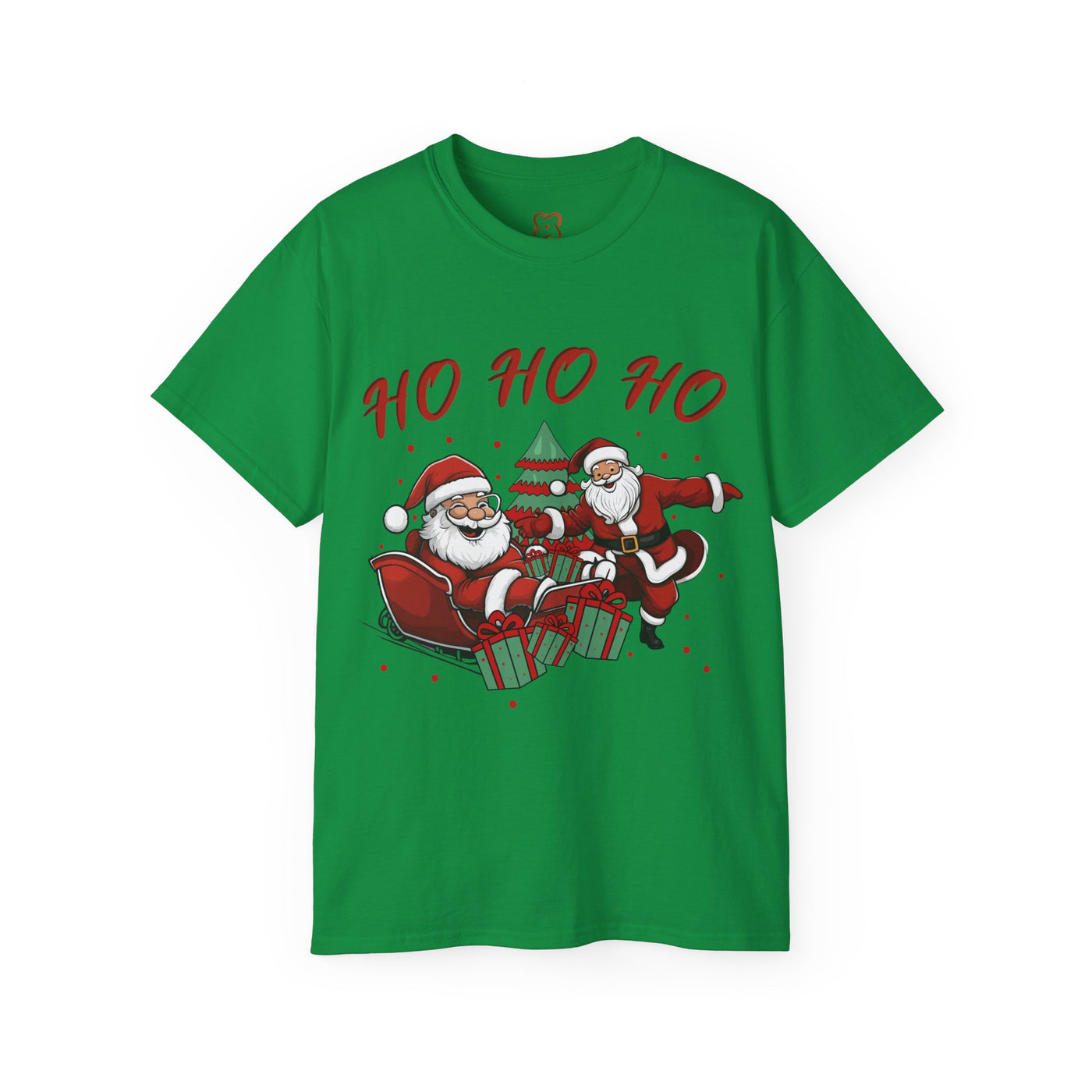 Festive 'Ho Ho Ho' Christmas T-Shirt - Spread Holiday Cheer