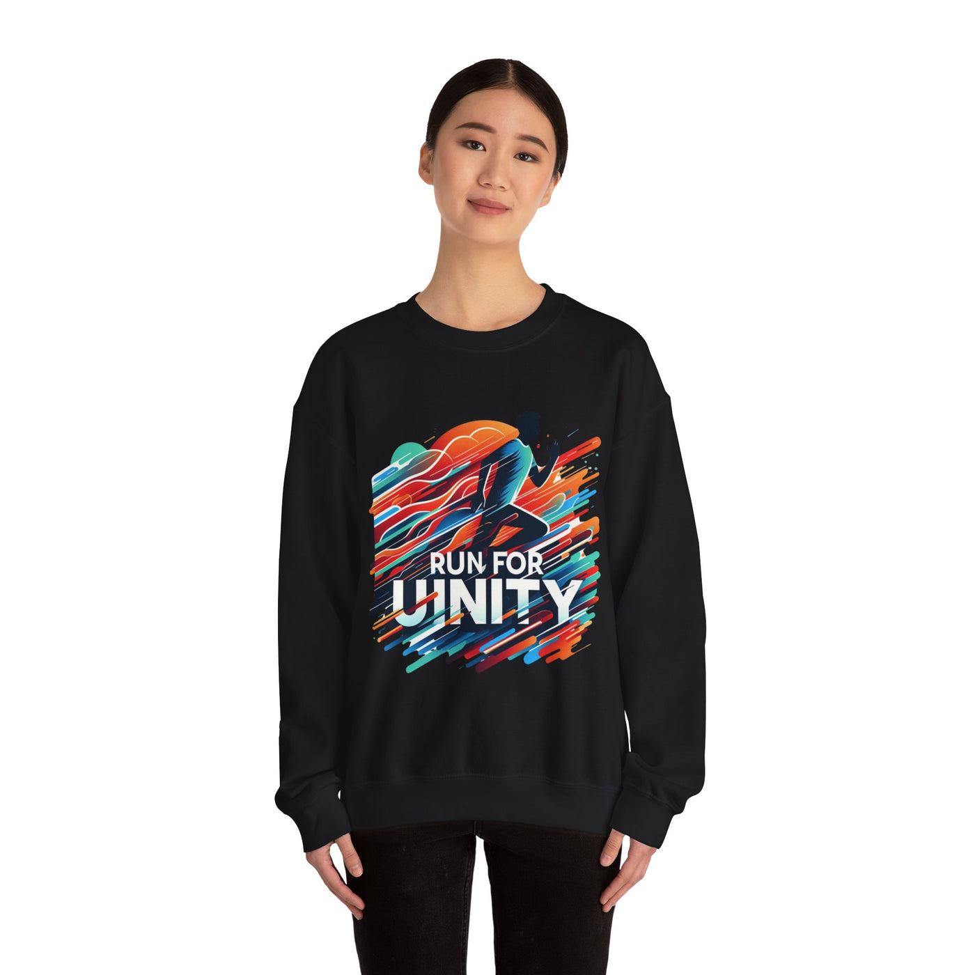 Run for Unity Sweatshirt: Unite Through Movement