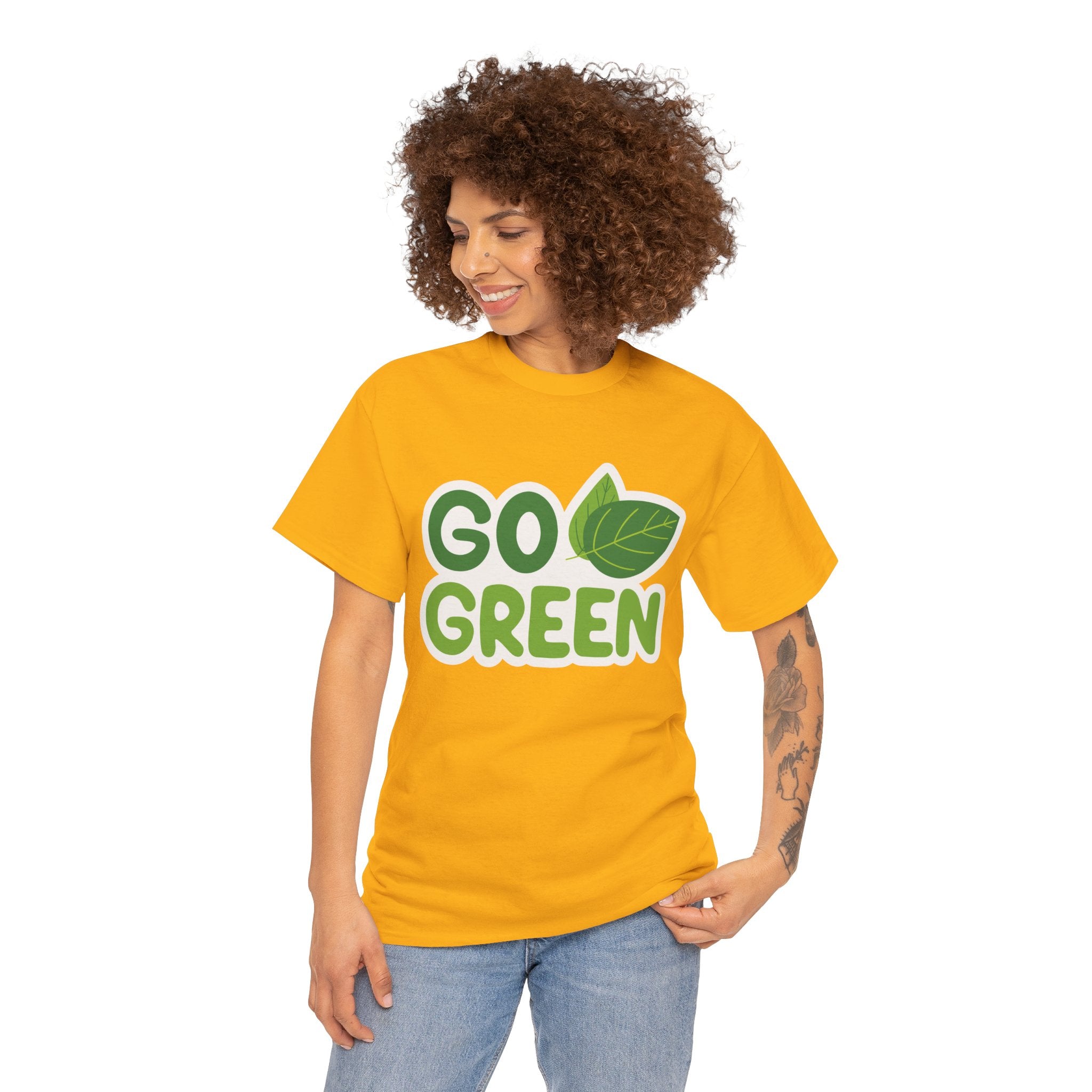 Earth Day Go Green T-Shirt: Eco-Friendly Tee for Environmental Enthusiasts