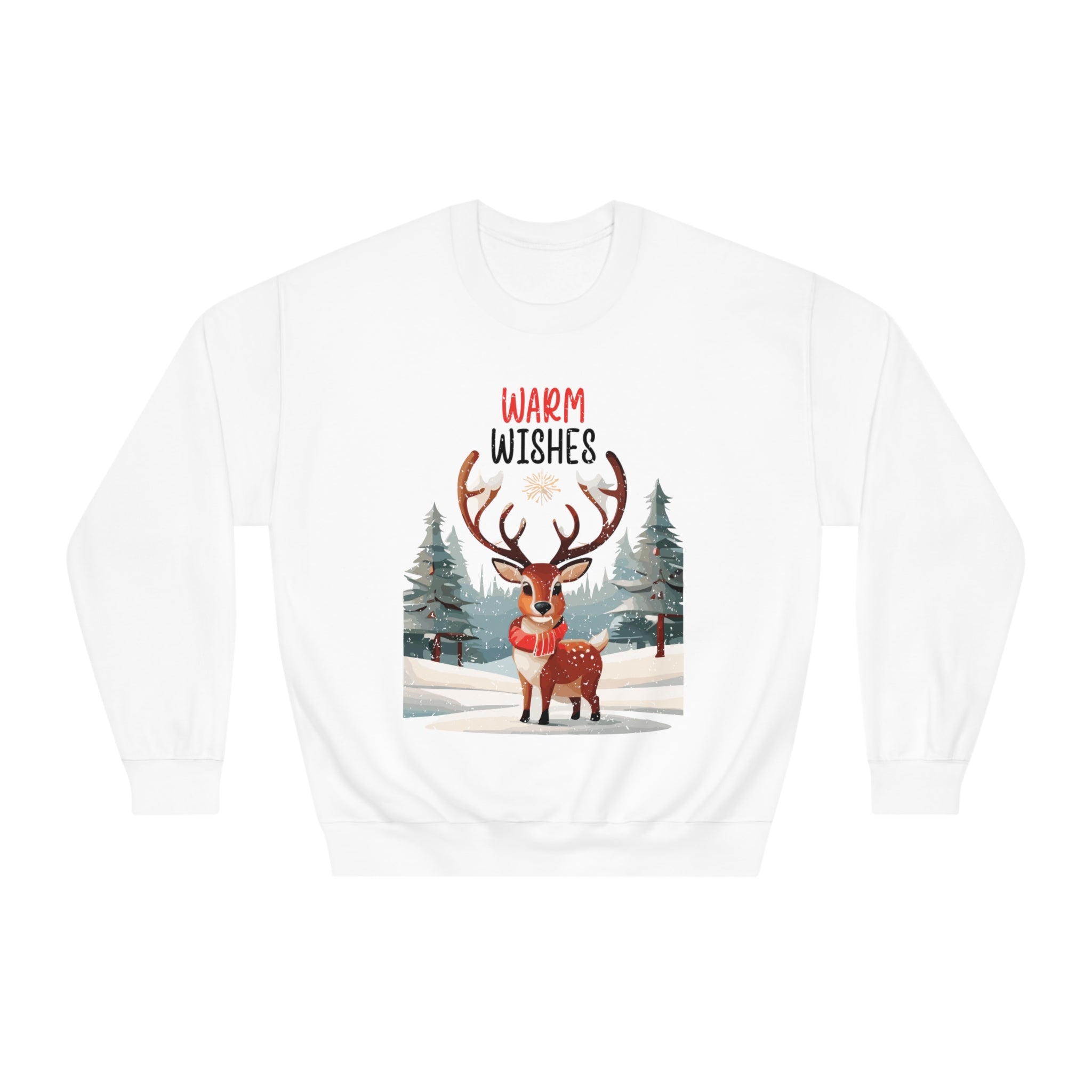 Cozy Comfort: Warm Wishes Christmas Sweatshirt"