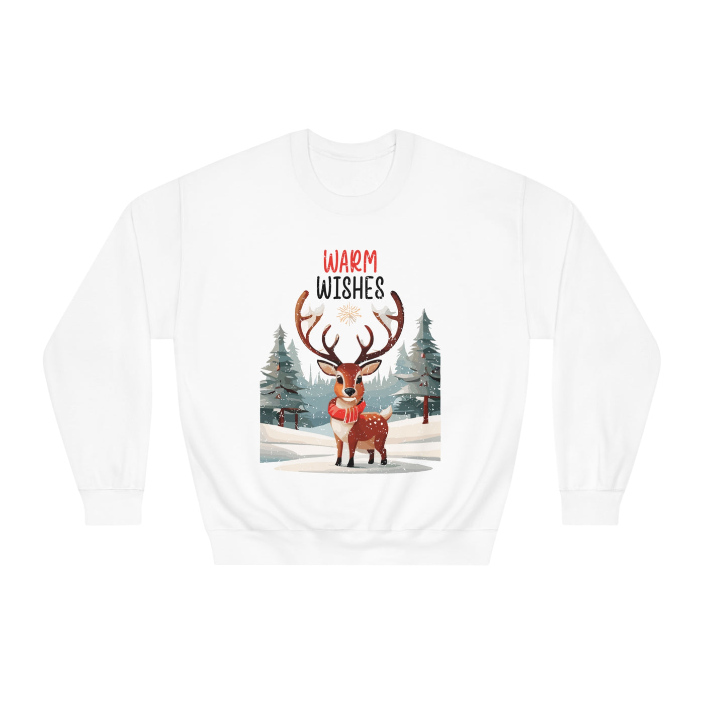 Warm Wishes Christmas Sweatshirt - Cozy Holiday Apparel