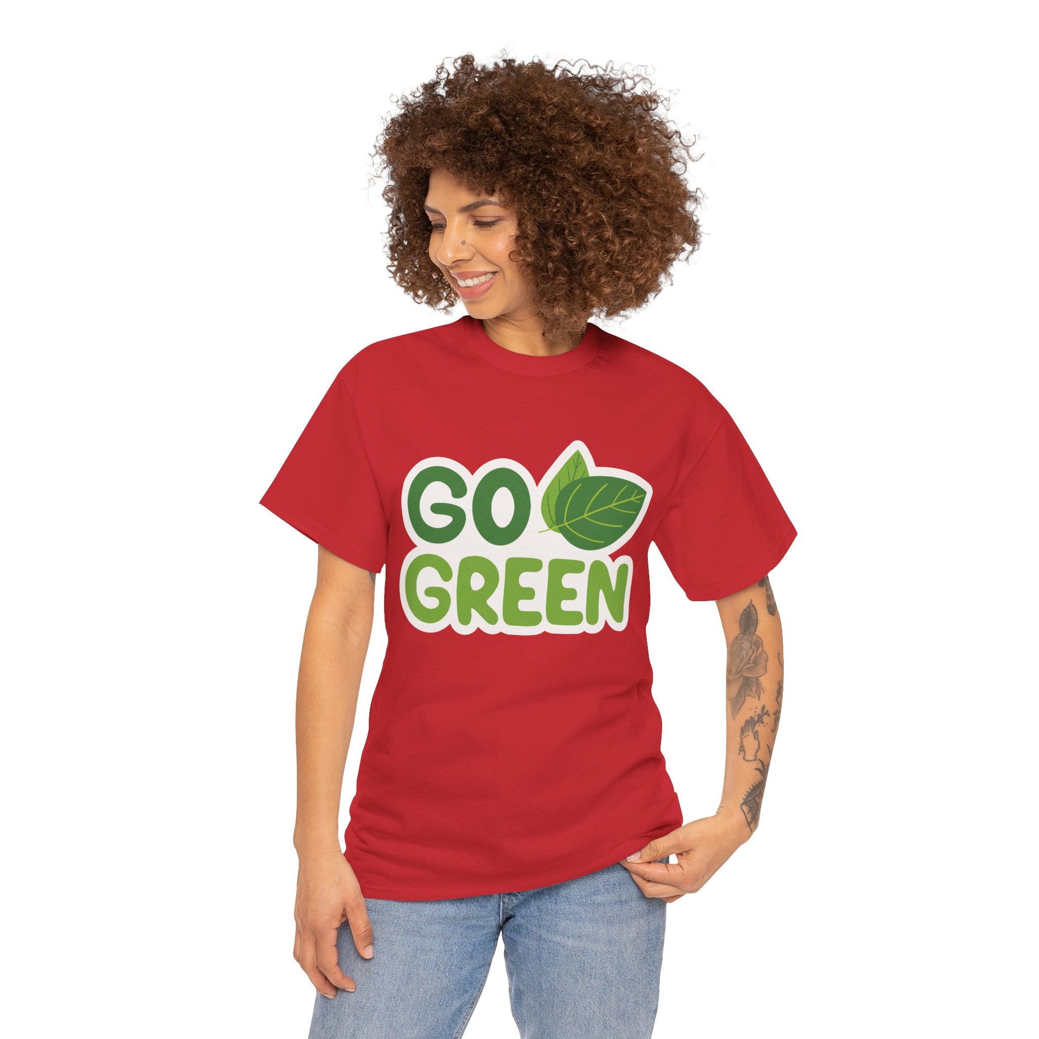 Earth Day Go Green T-Shirt: Eco-Friendly Tee for Environmental Enthusiasts