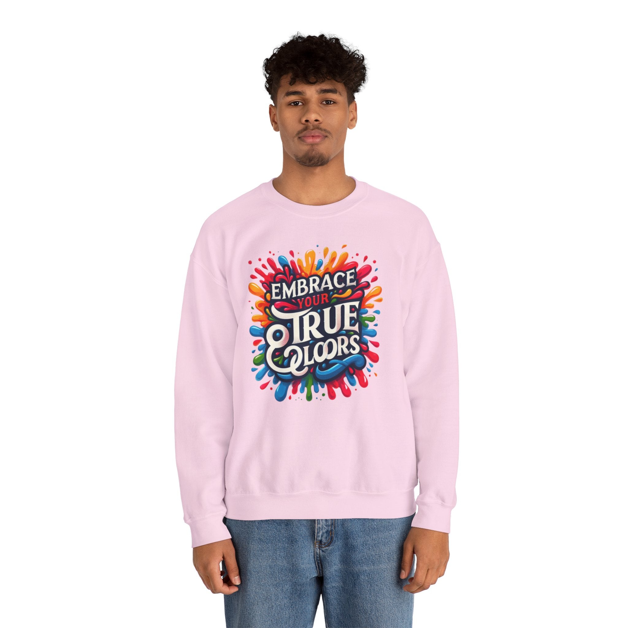 Vibrant Vibes: Embrace Your True Colors Sweatshirt