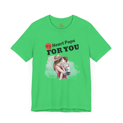 My Heart Pops for You Valentine's Day T-Shirt - Cute & Playful Graphic Tee