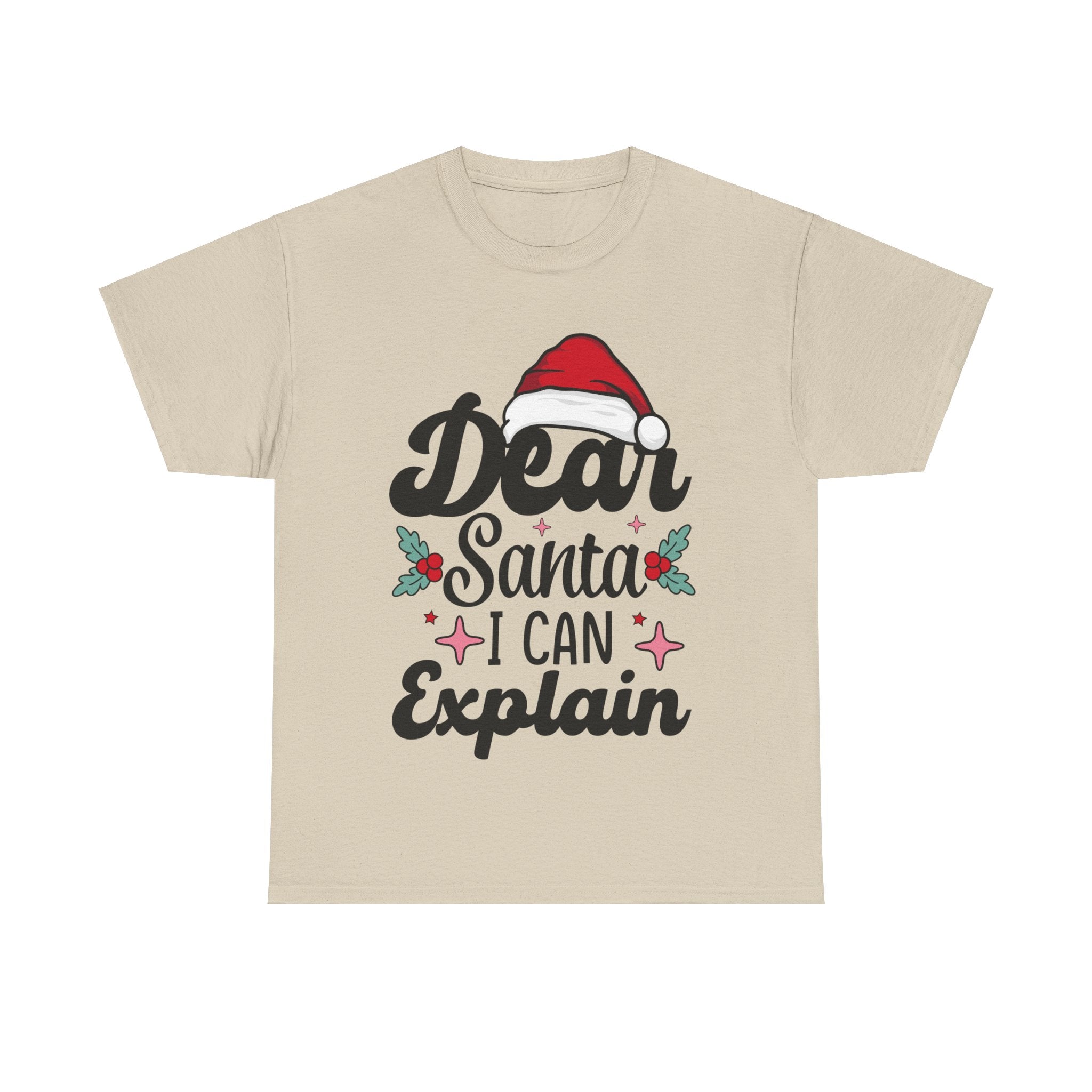 Funny 'Dear Santa, I Can Explain' Christmas T-Shirt