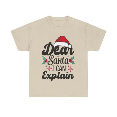 Hilarious 'Dear Santa, I Can Explain' Christmas Tee