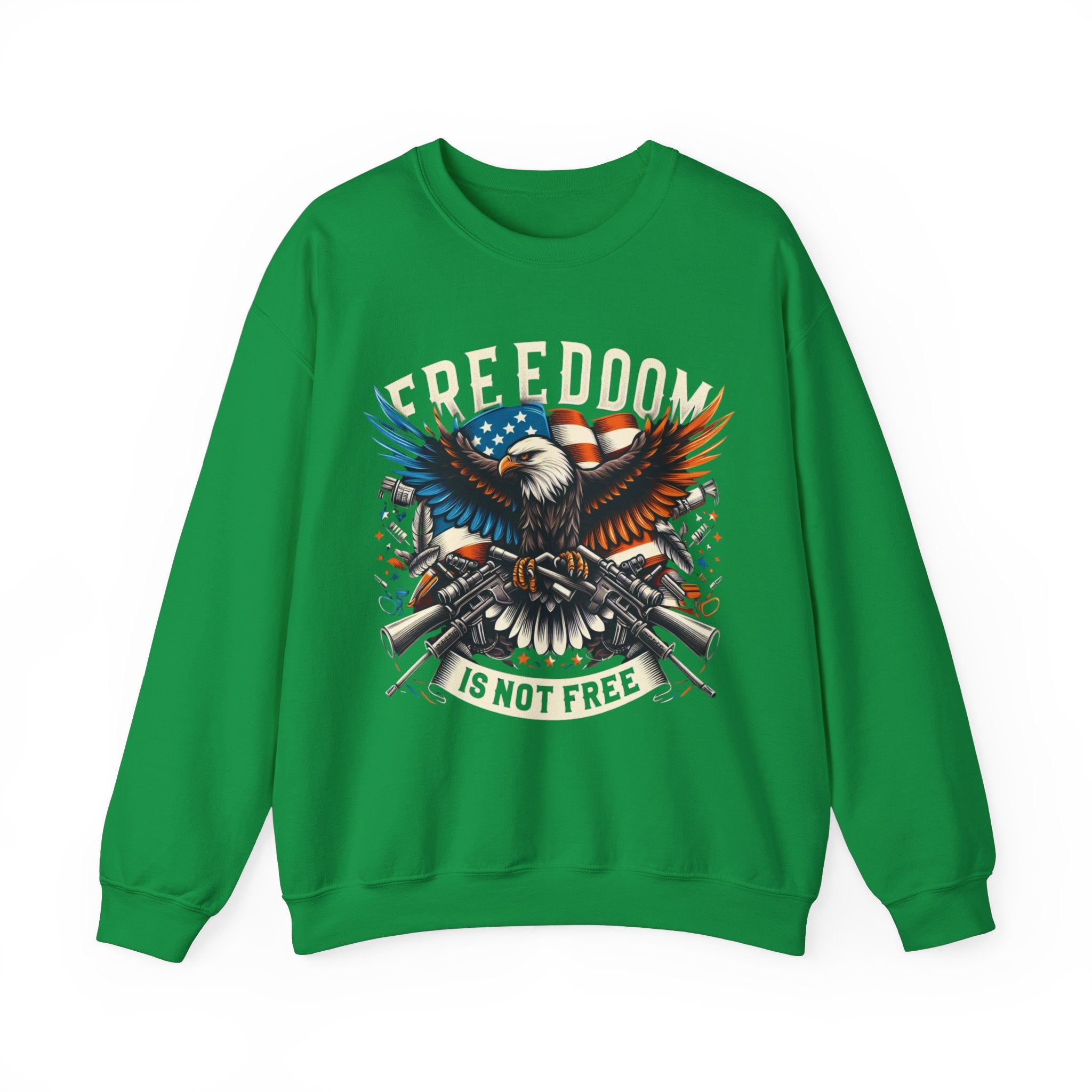 Liberty Unisex Sweatshirt - 'Freedom Is Not Free' Patriotic Statement Apparel