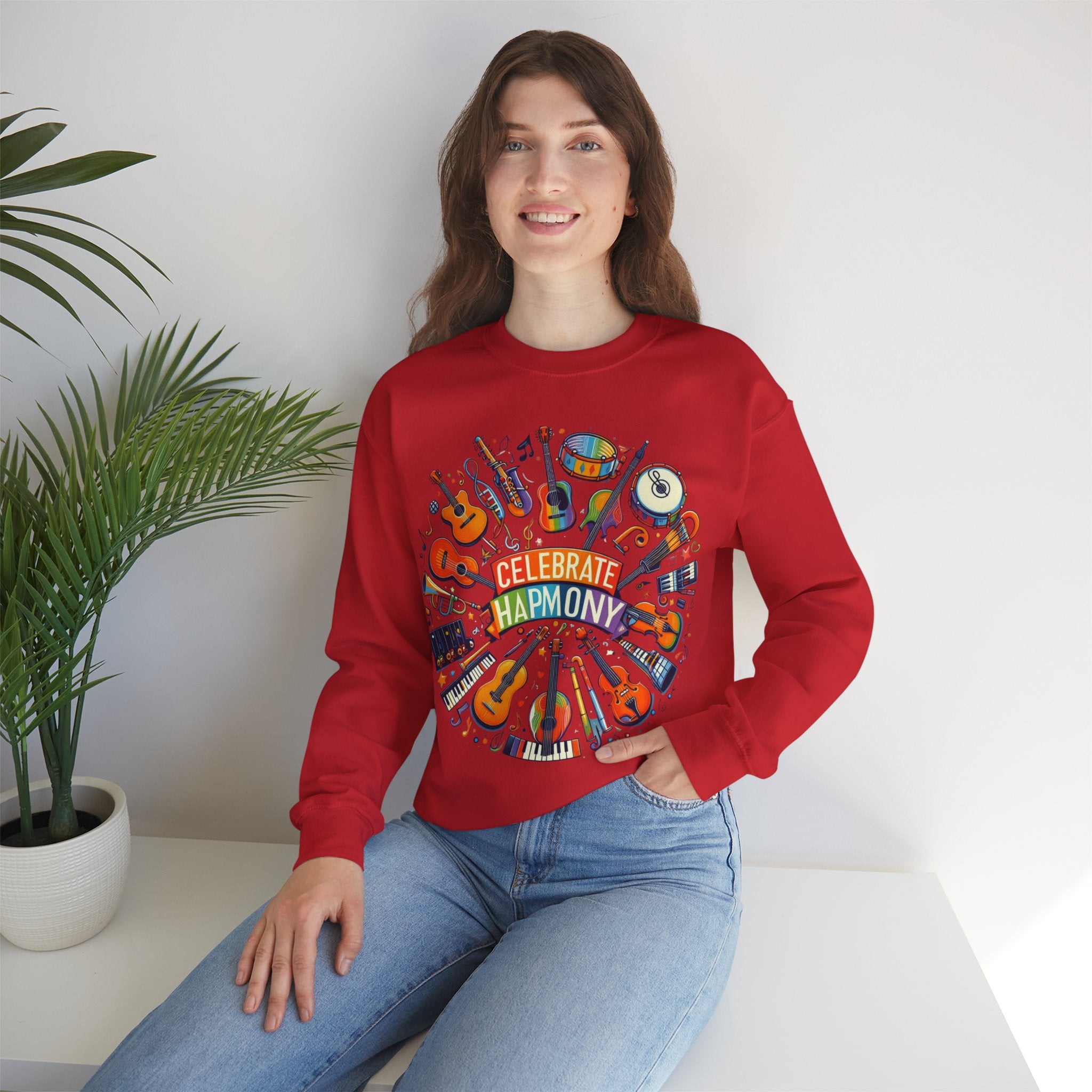 Celebrate Harmony Sweatshirt: Embrace Comfort and Style in Every Stitch