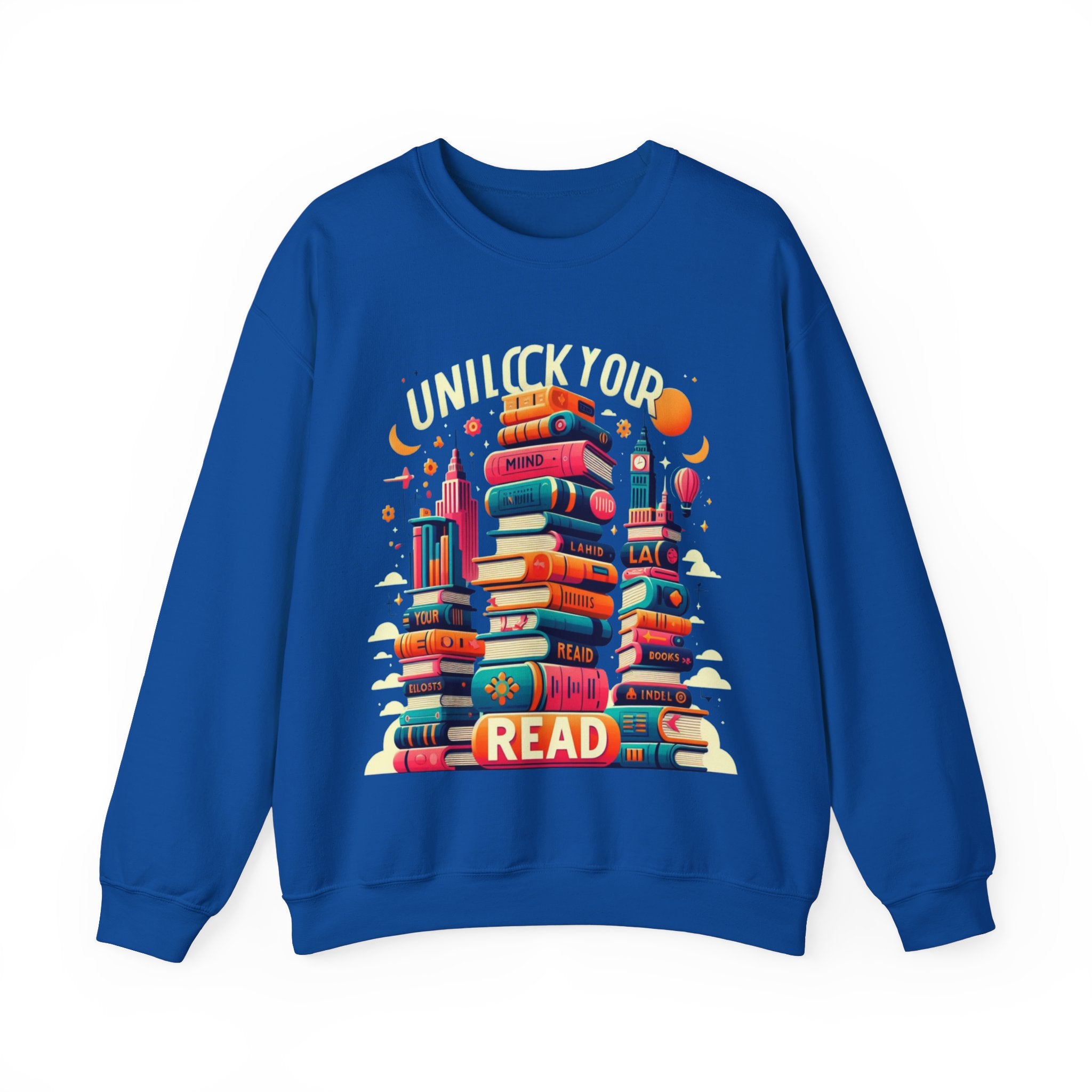 Enlighten Your Wardrobe with 'Unlock Your Mind, Read' Sweatshirt