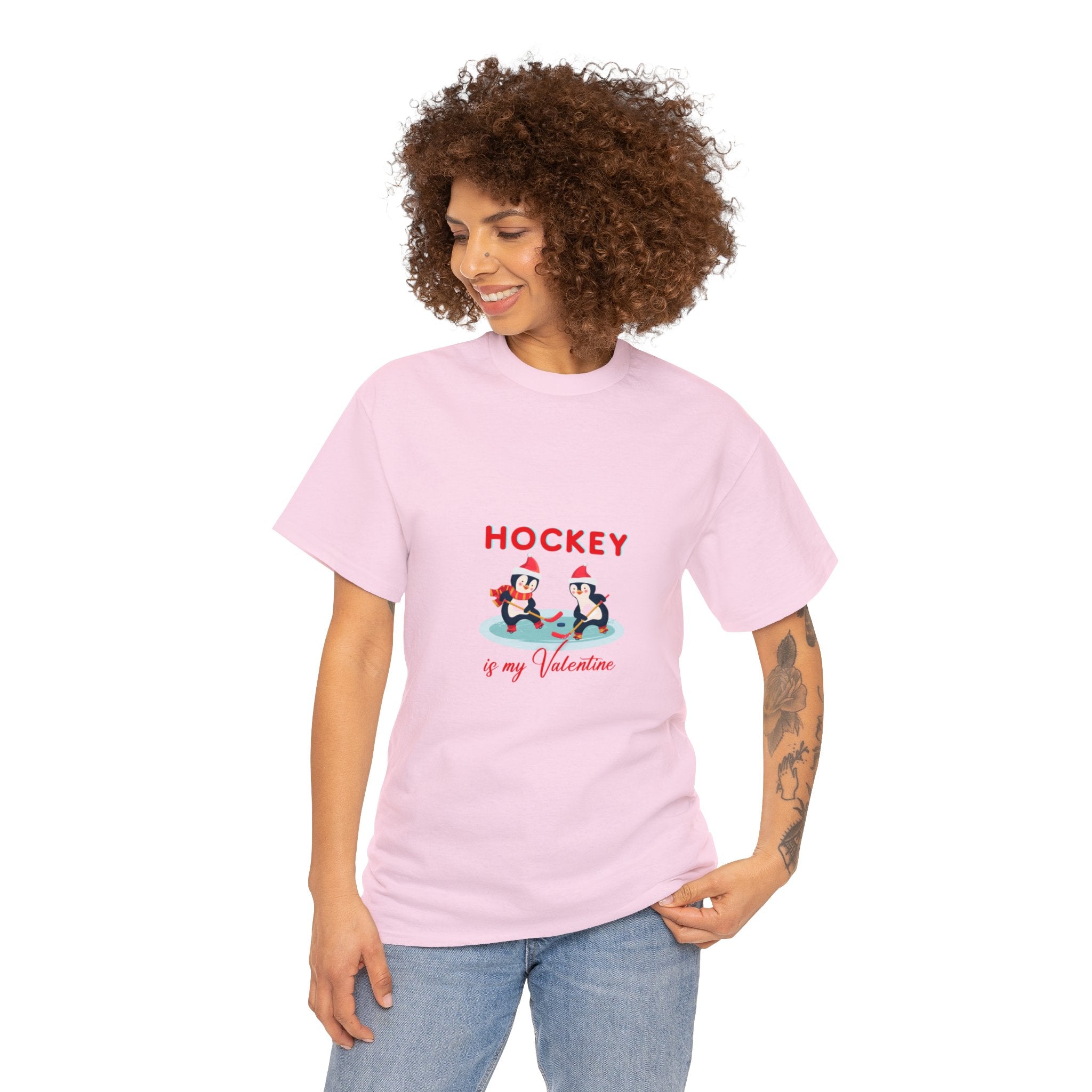 Exclusive 'Hockey is My Valentine' T-Shirt for True Fans | Premium Quality Cotton Tee