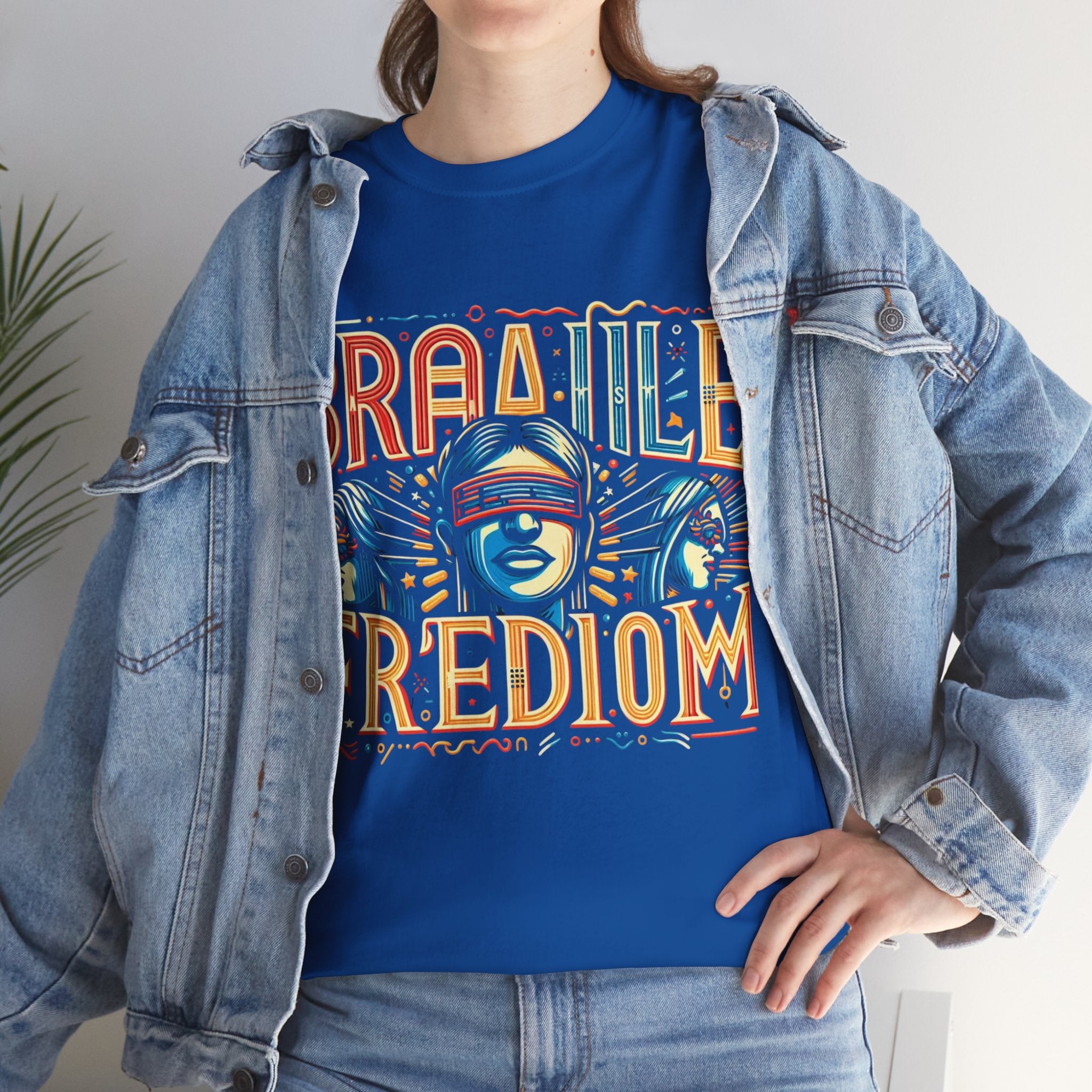 Empowerment in Braille: Braille is Freedom T-Shirt