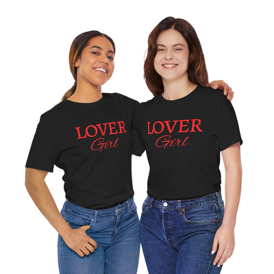 Lover Girl Valentine's Day T-Shirt - Cute & Playful Heart Design