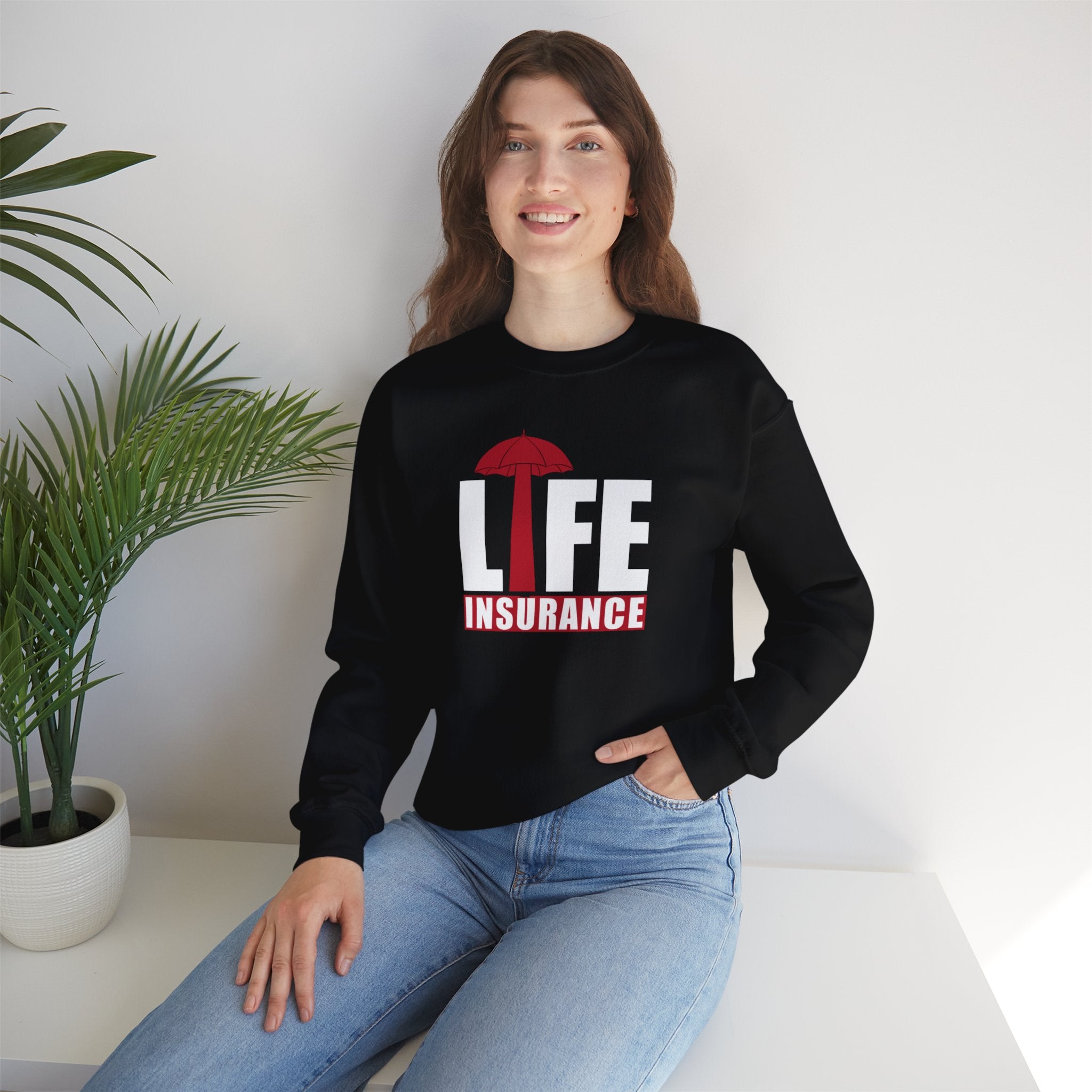 Cozy Life Insurance Gift for Financial Security Advocates: Protection Plan Sweatshirt