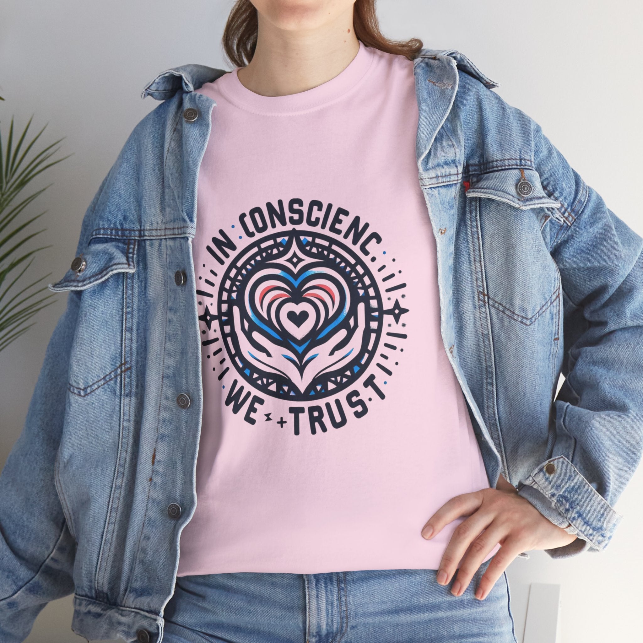 In Conscience We Trust Graphic T-Shirt: Embrace Your Values in Style"