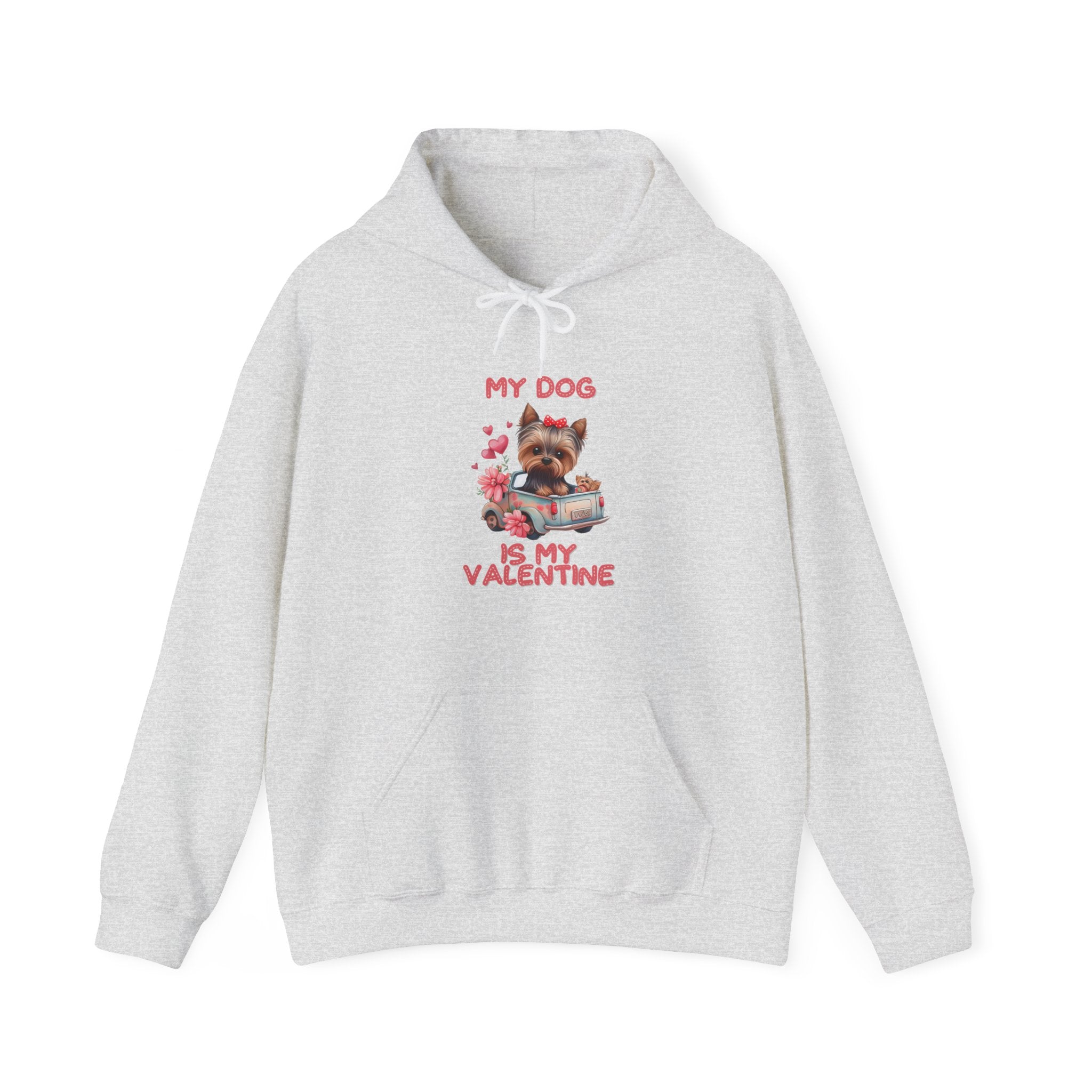 My Dog is My Valentine Hoodie – Cozy & Stylish Pet Lover's Apparel for Valentine's Day