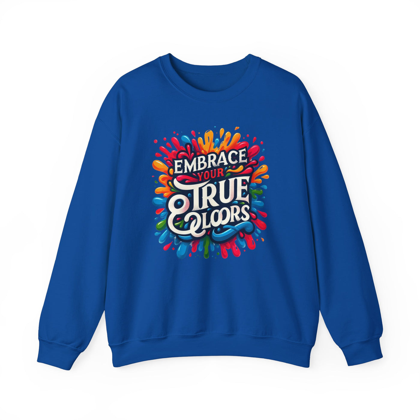 Colorful Comfort Sweatshirt: Embrace Your Inner Artist