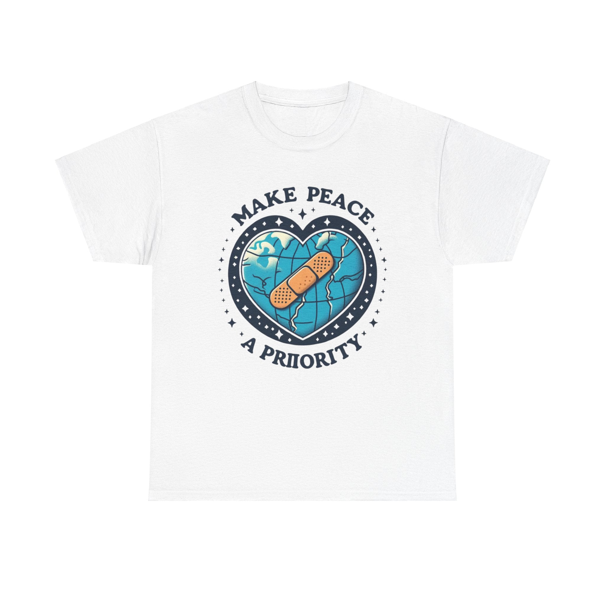 Empowerment Tee: 'Make Peace a Priority' Statement T-Shirt